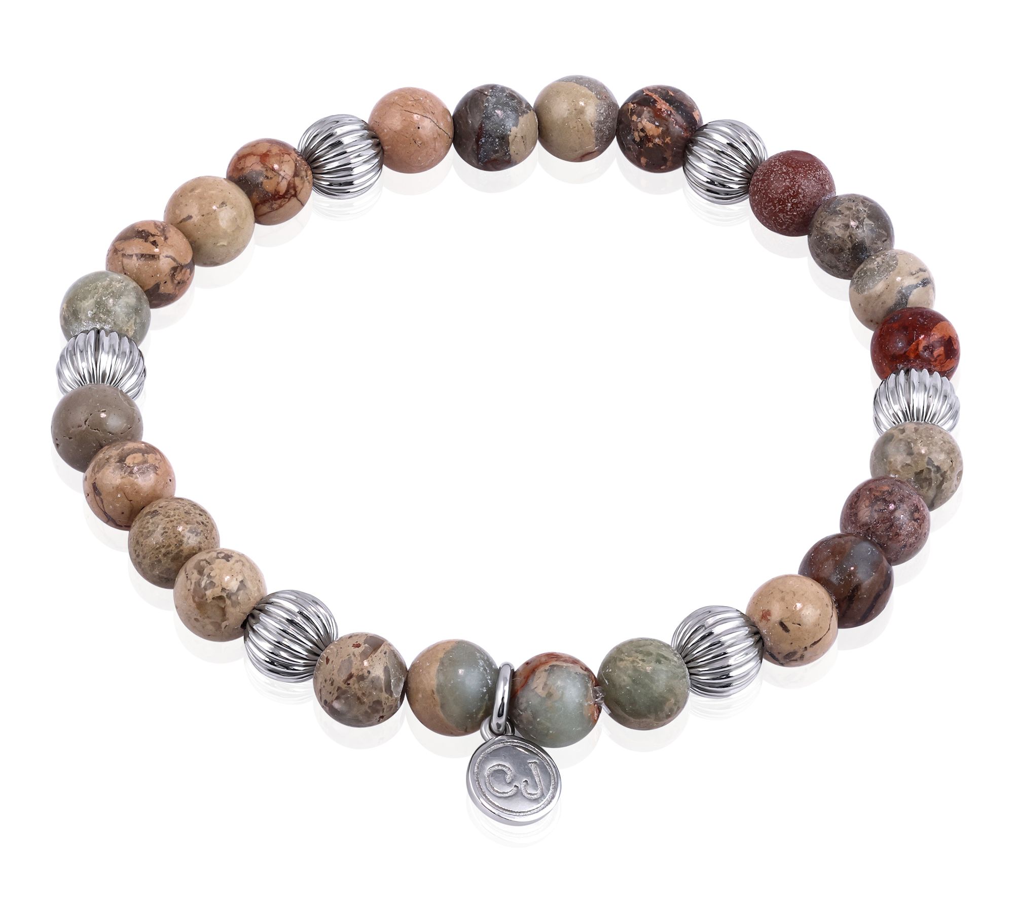 Christian James by Scott Grimes Sterling Stretch Bead Bracelet