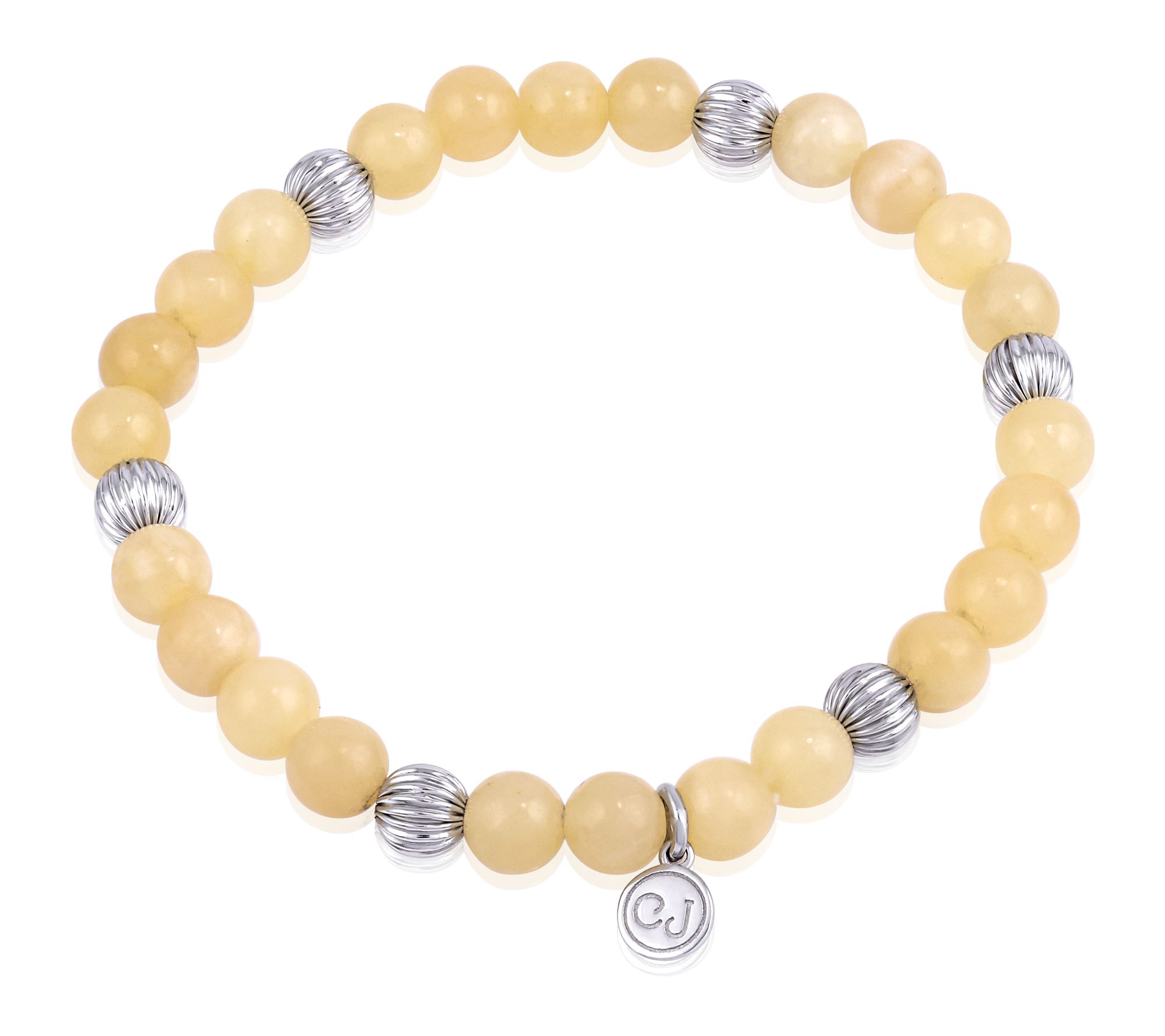 Christian James by Scott Grimes Sterling Stretch Bead Bracelet