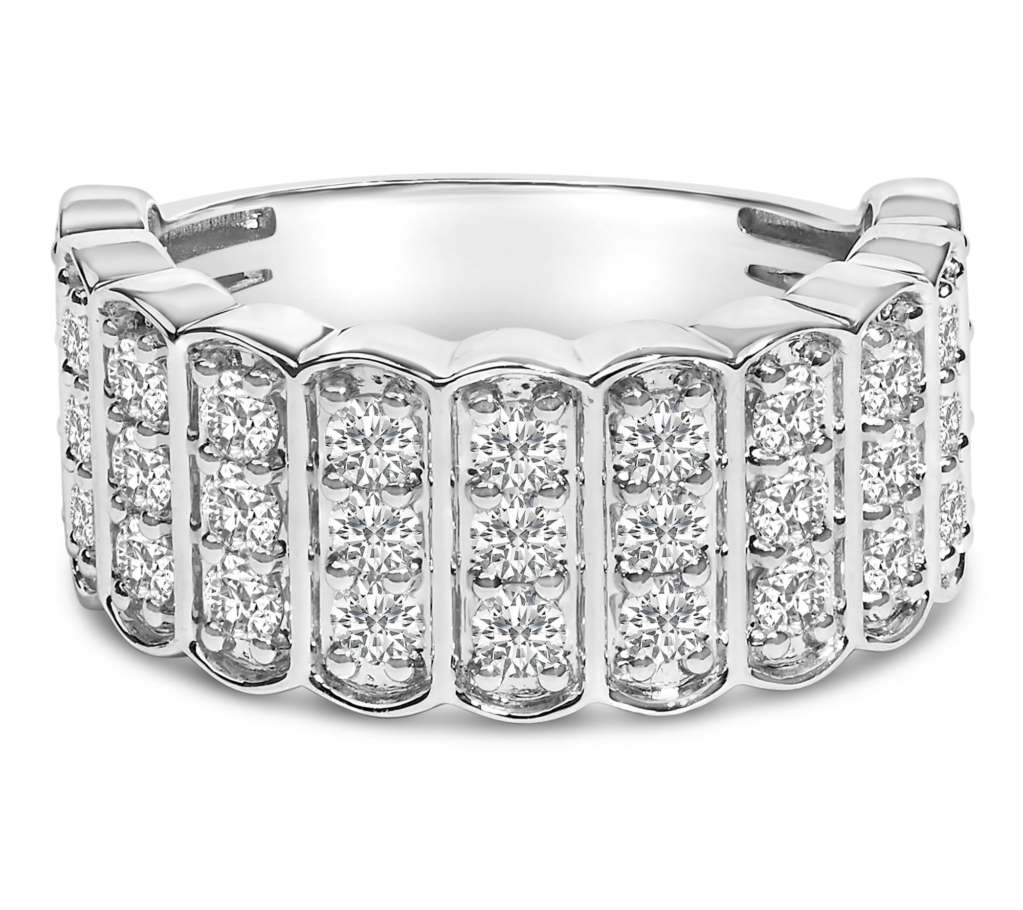 Haus of Brilliance 1.50 cttw Lab Grown DiamondRing, Sterling