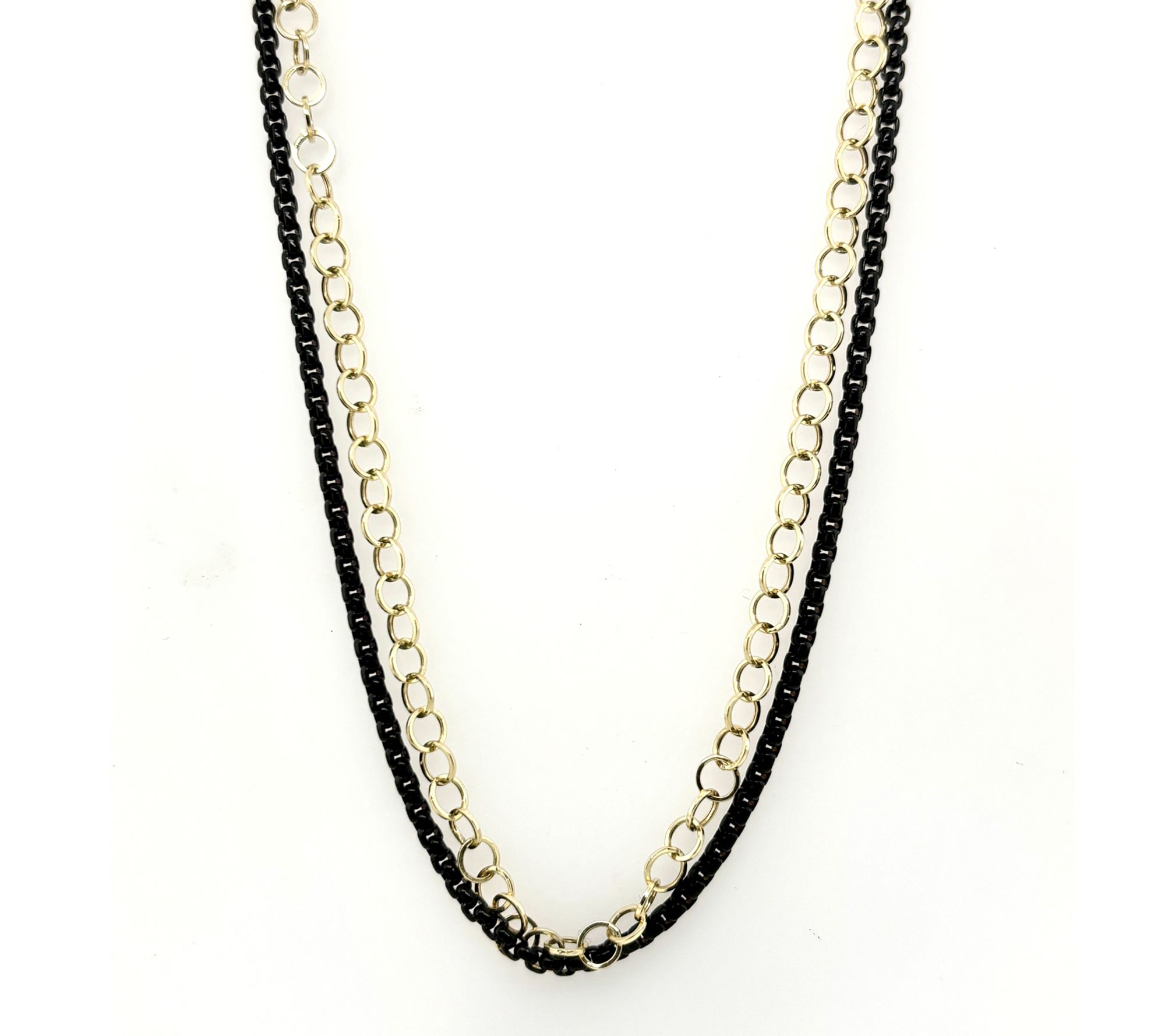 Alkeme 14K Gold Black Spinel Ember Necklace