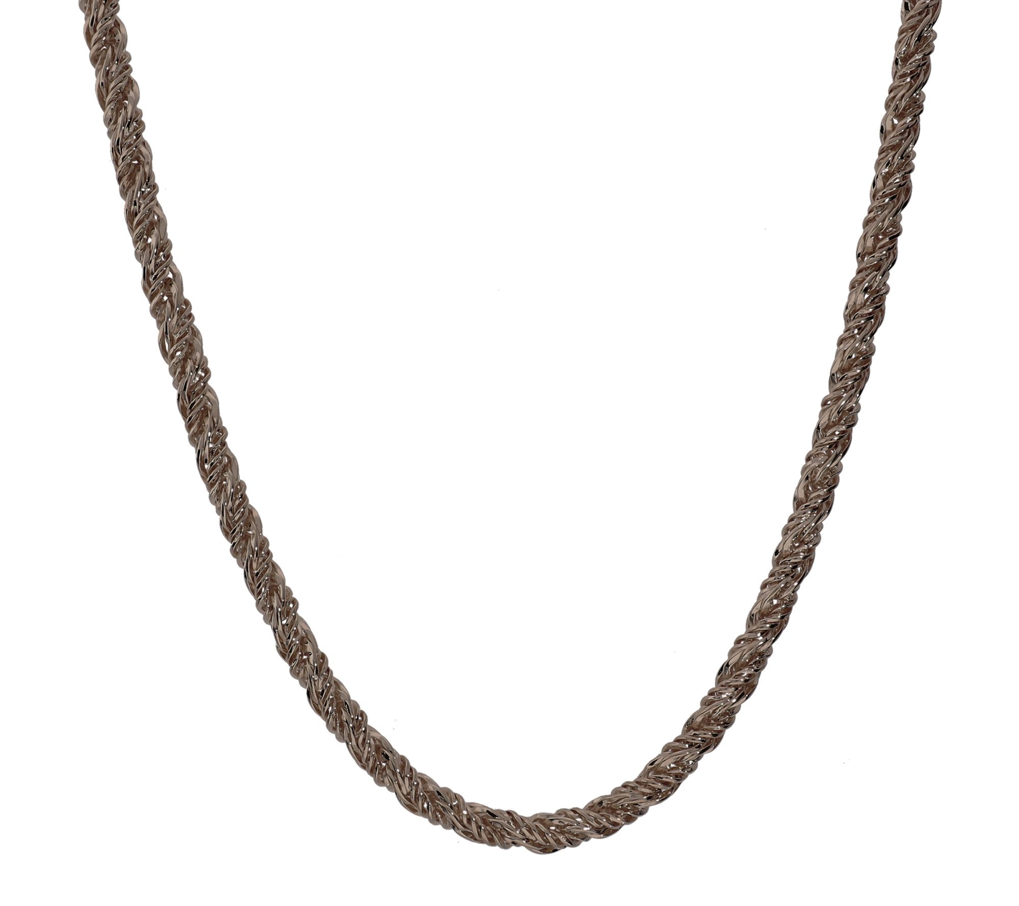 David Markstein Bronze Premiere Twisted Foxtail16" Necklace