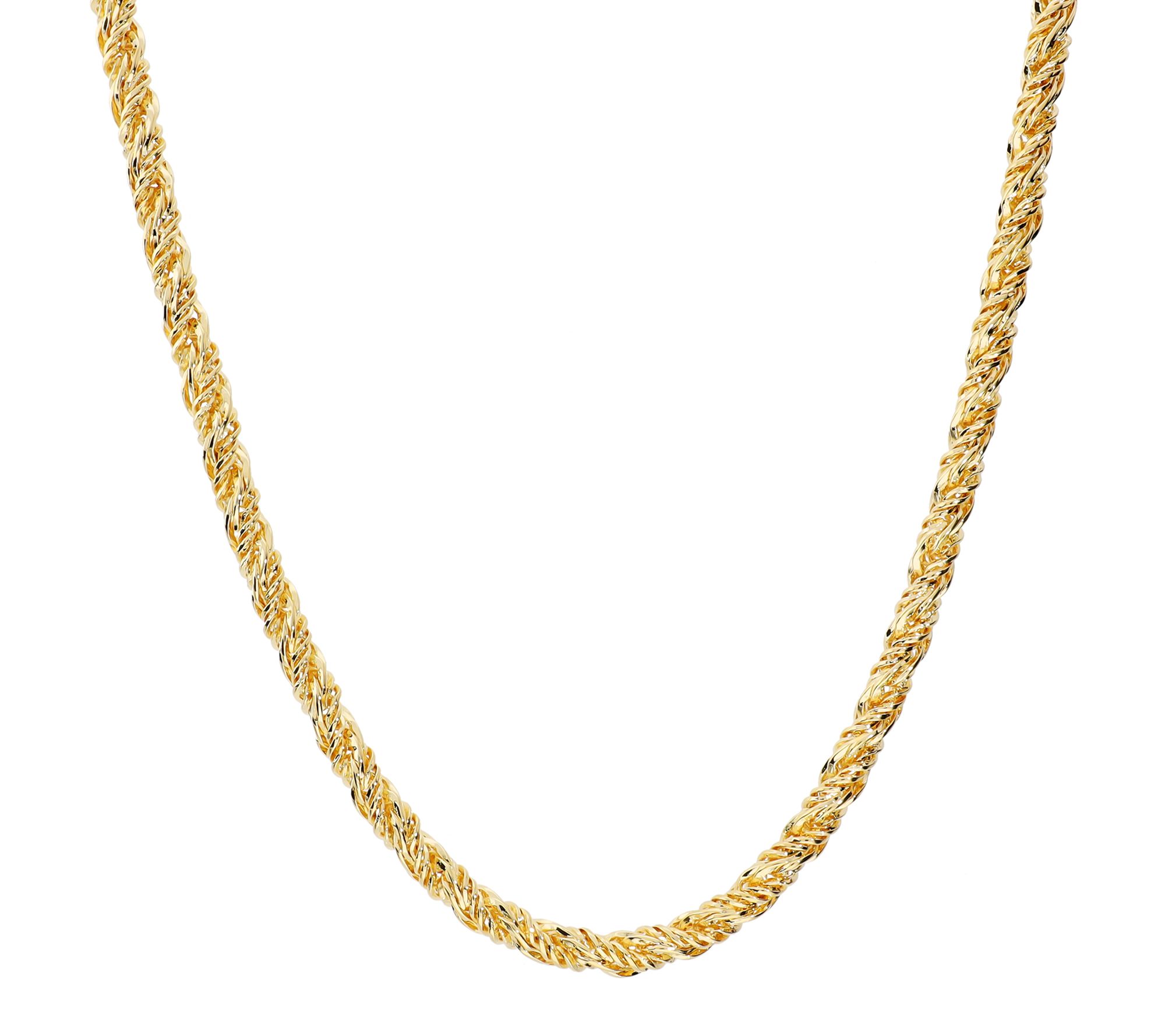 David Markstein Bronze Premiere Twisted Foxtail16" Necklace