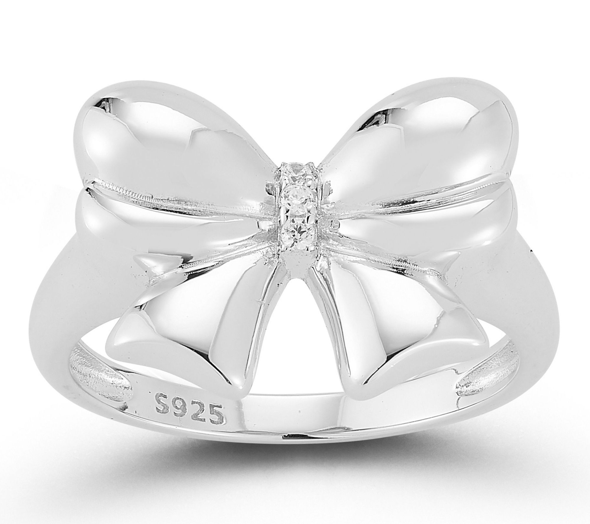 Rachel Zoe Puffed Bow Ring, Sterling