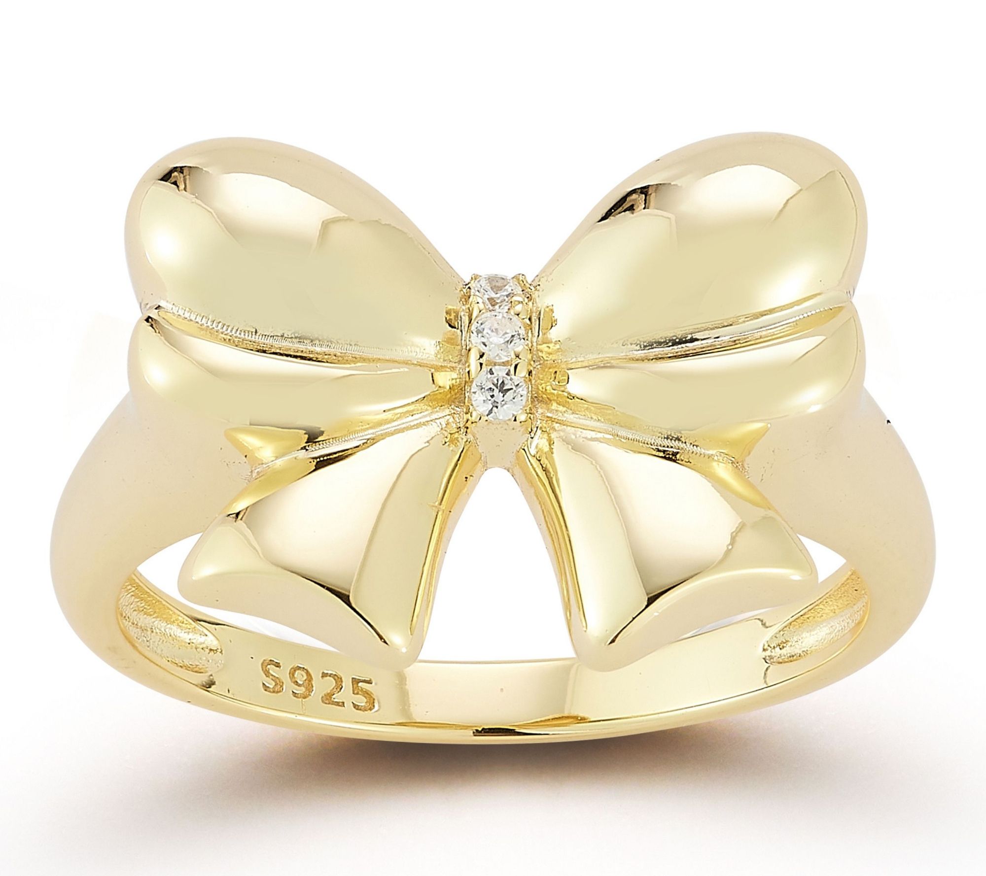 Rachel Zoe Puffed Bow Ring, Sterling