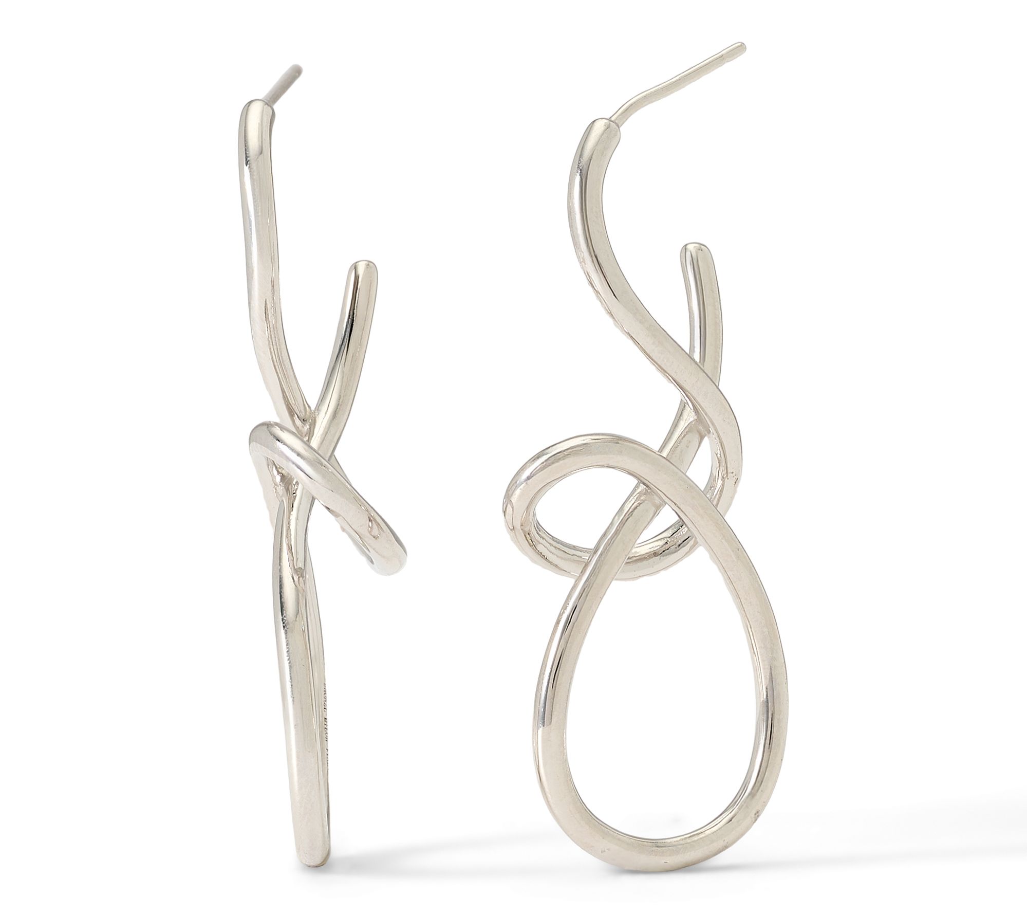 David Markstein Bronze Modern Loop Luxe Earrings
