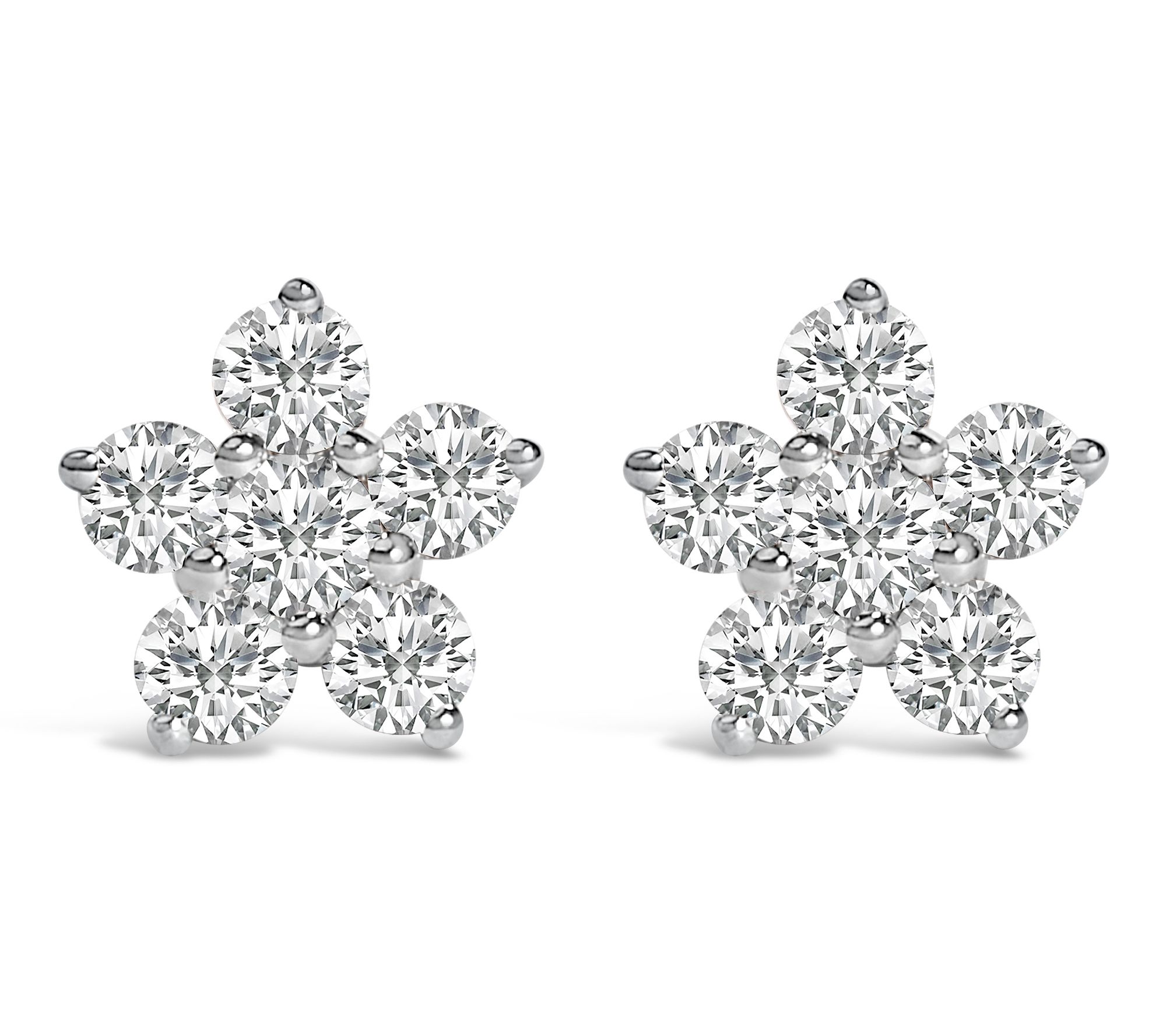 Haus of Brilliance Lab Grown Diamond Star Earrings, 10K Gold