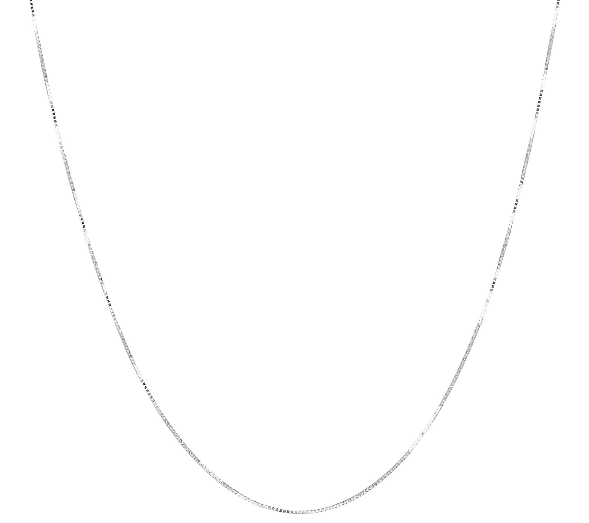 Italian Gold 20" Fine Box Chain Necklace, 10K