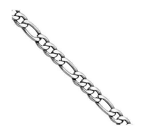 Steel by Design 5.3mm 24" Figaro Link N ecklace