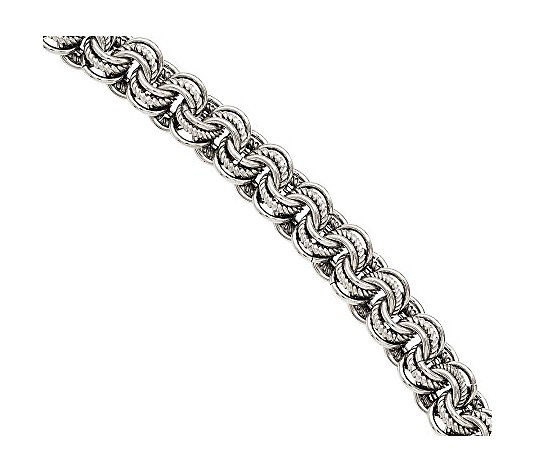 Steel by Design 7" Rolo Multi-Link Bracelet