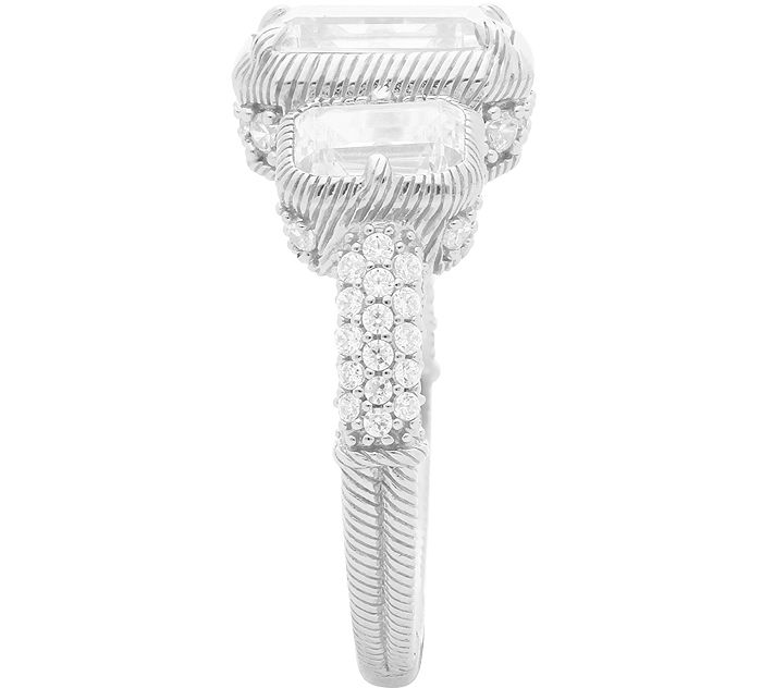 Judith Ripka Sterling 4.10 cttw Diamonique Ring - QVC.com
