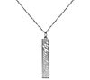 Personalized Sterling Bar Name Necklace