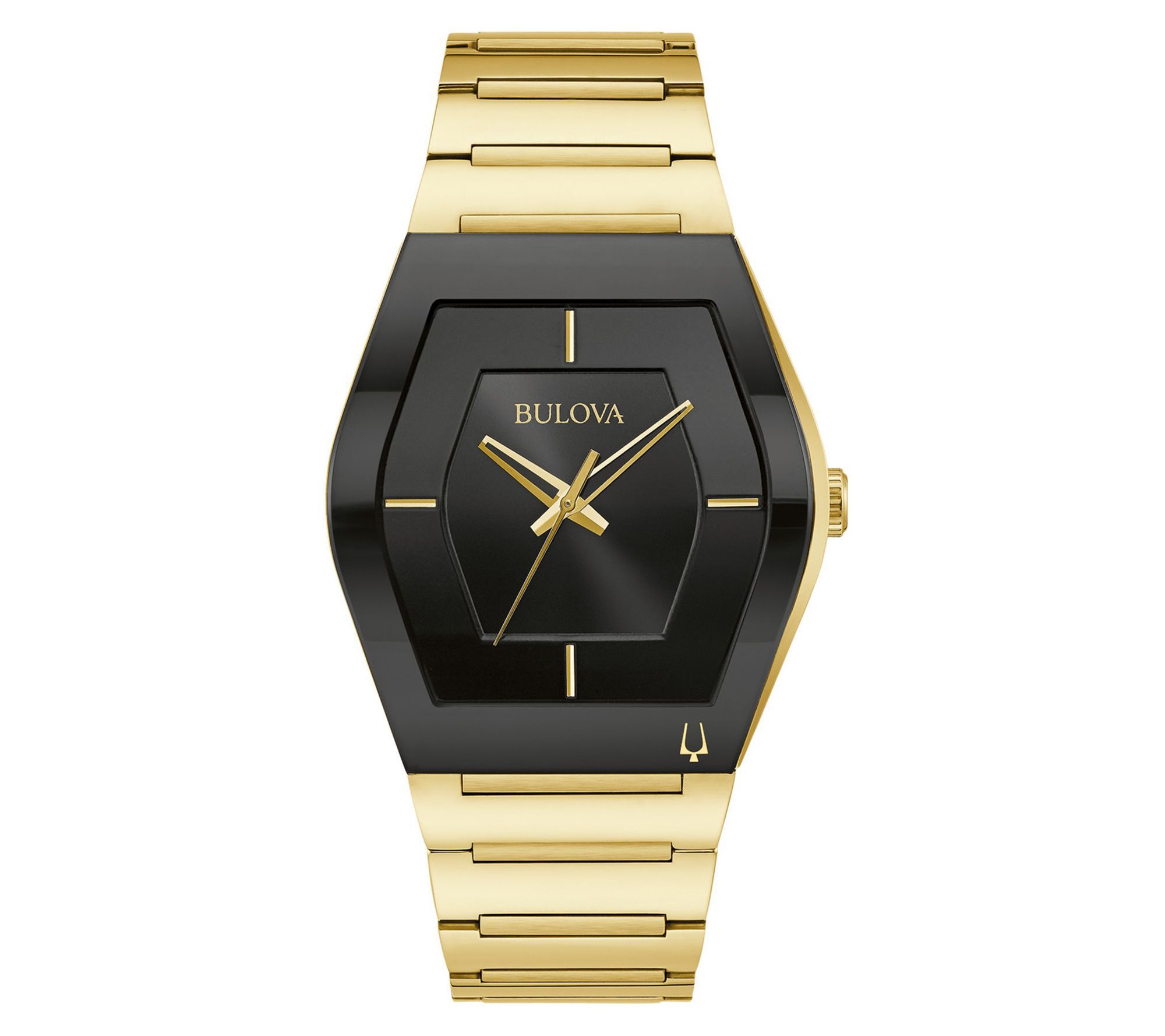 Bulova Men's Futuro Stainless Steel Goldtone Bracelet Watch