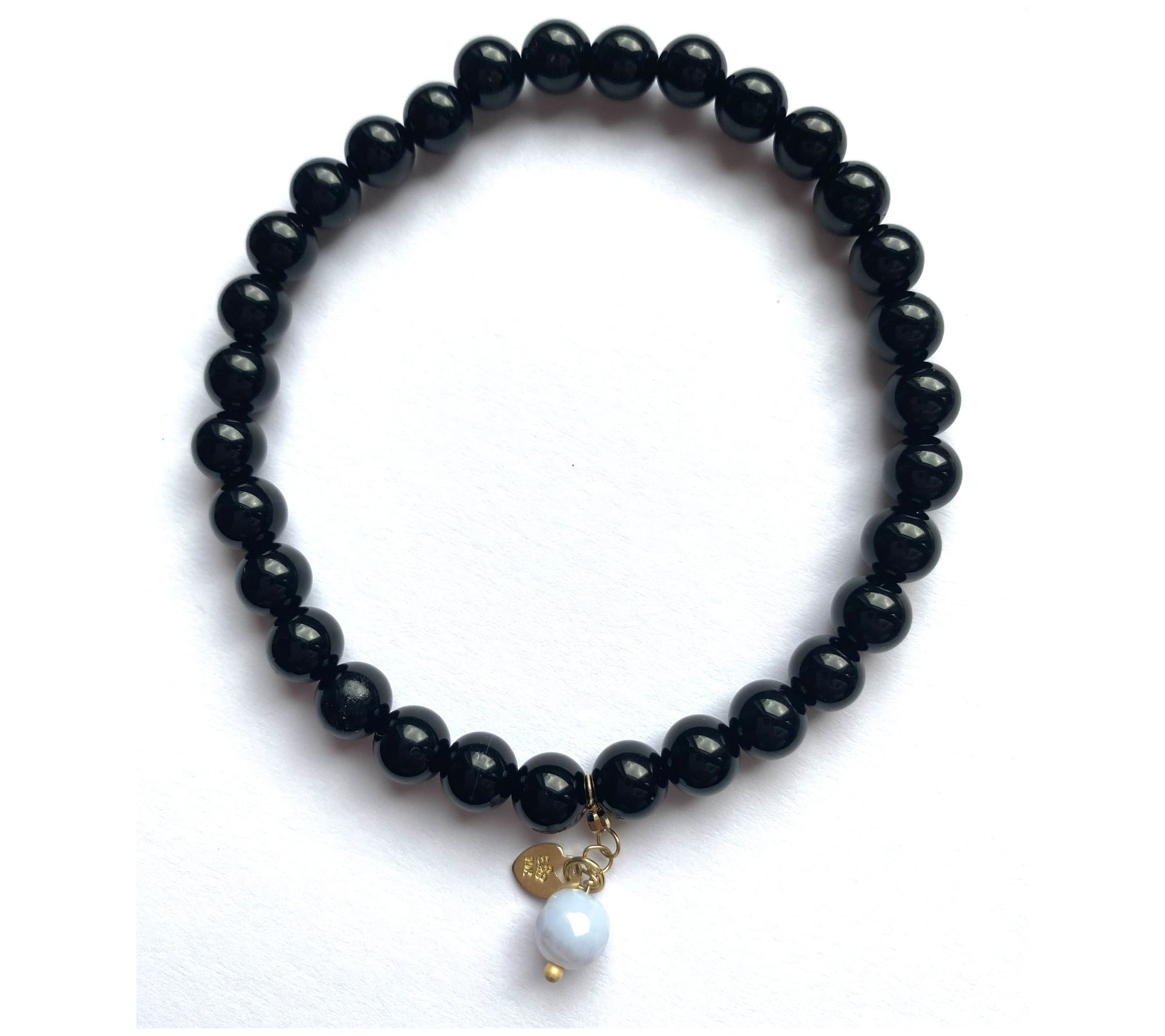 Alkeme STACK-EM Multi-Gemstone Charm Stretch Br acelet