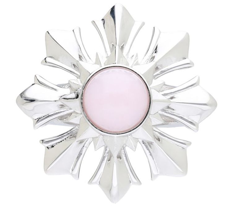 Margo Manhattan Sterling Silver Pink Opal LydiaRing