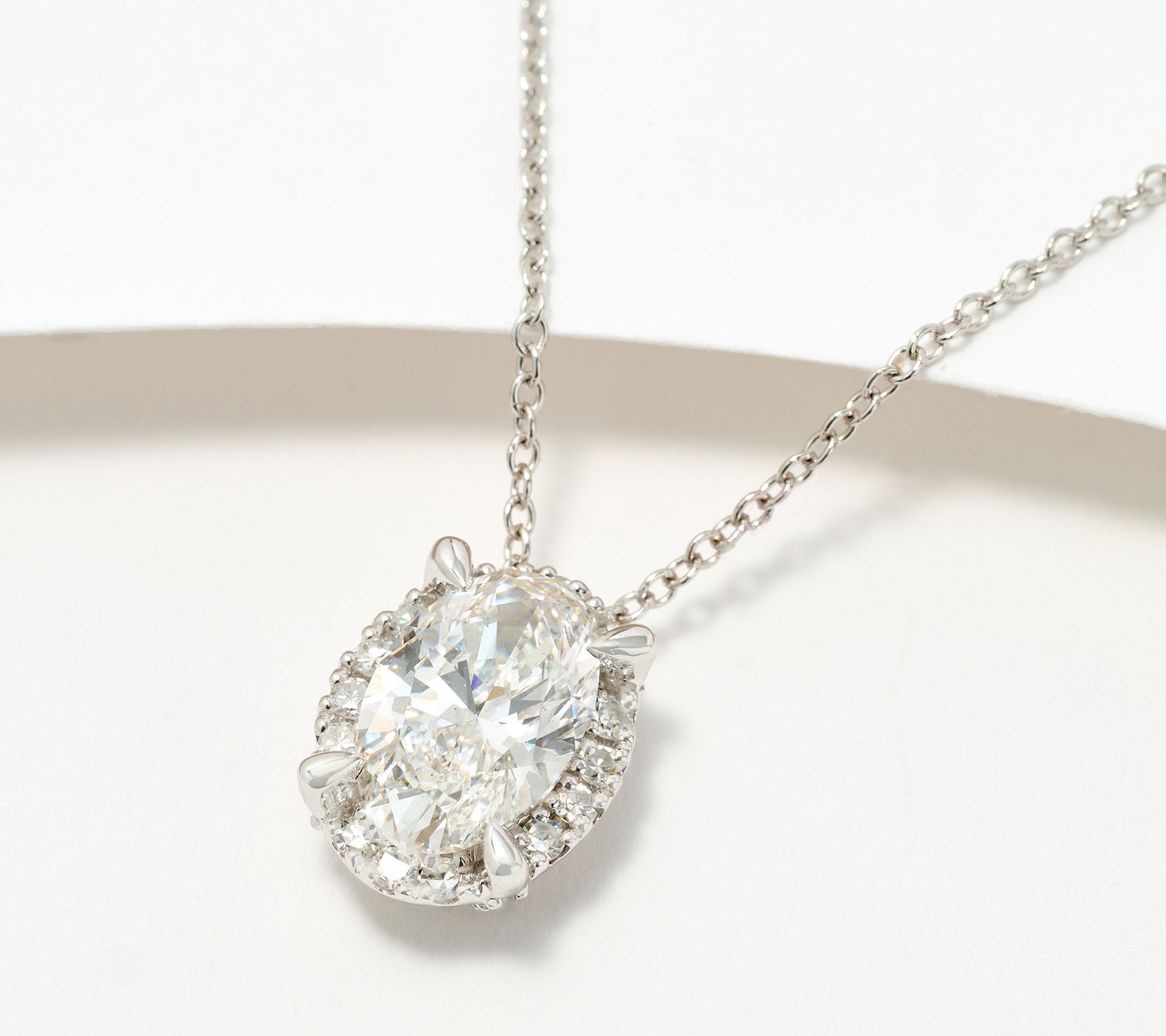 Qvc on sale diamond necklaces