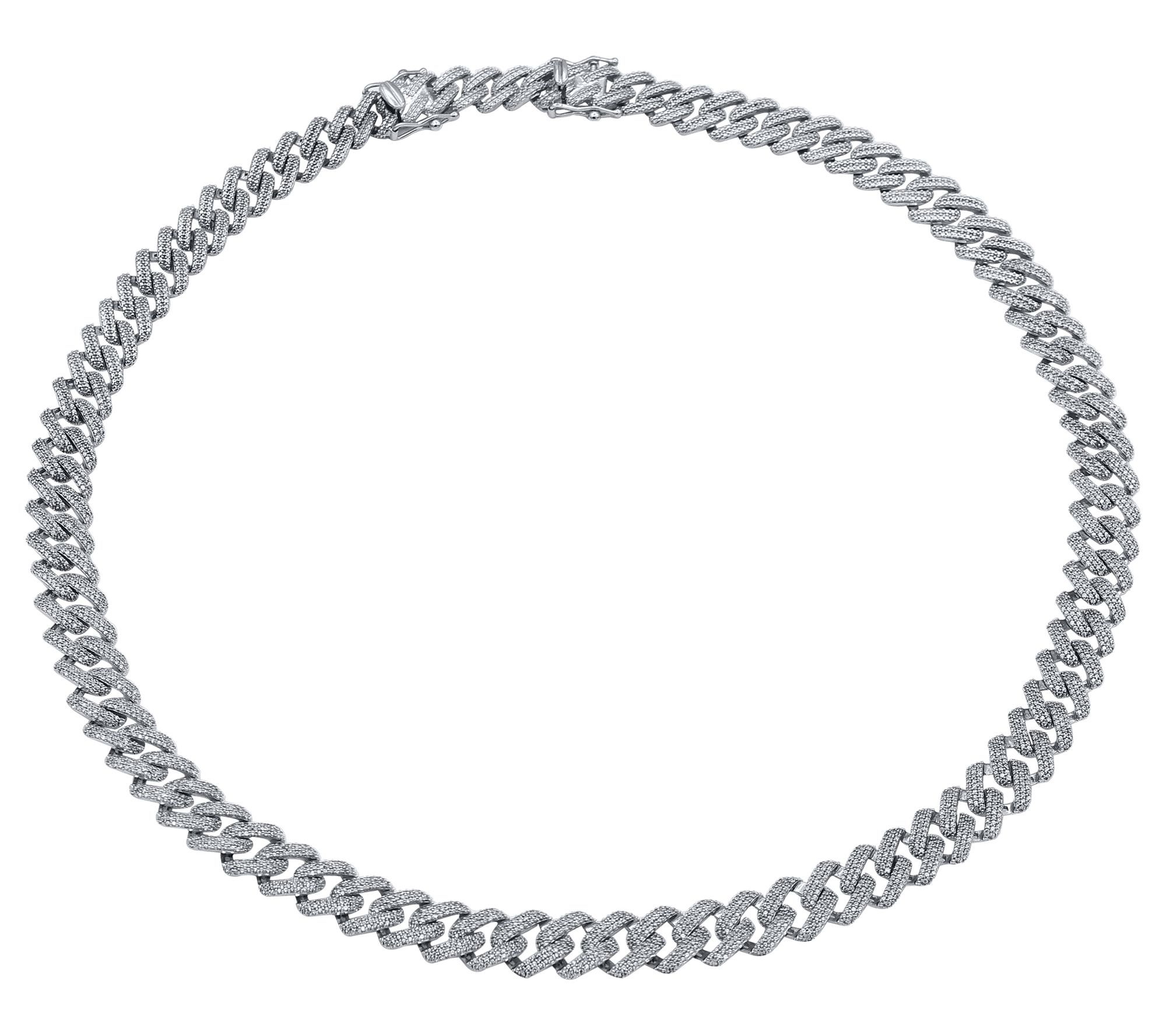 Affinity Diamonds Unisex 5.00 cttw Curb Link Necklace, 14K