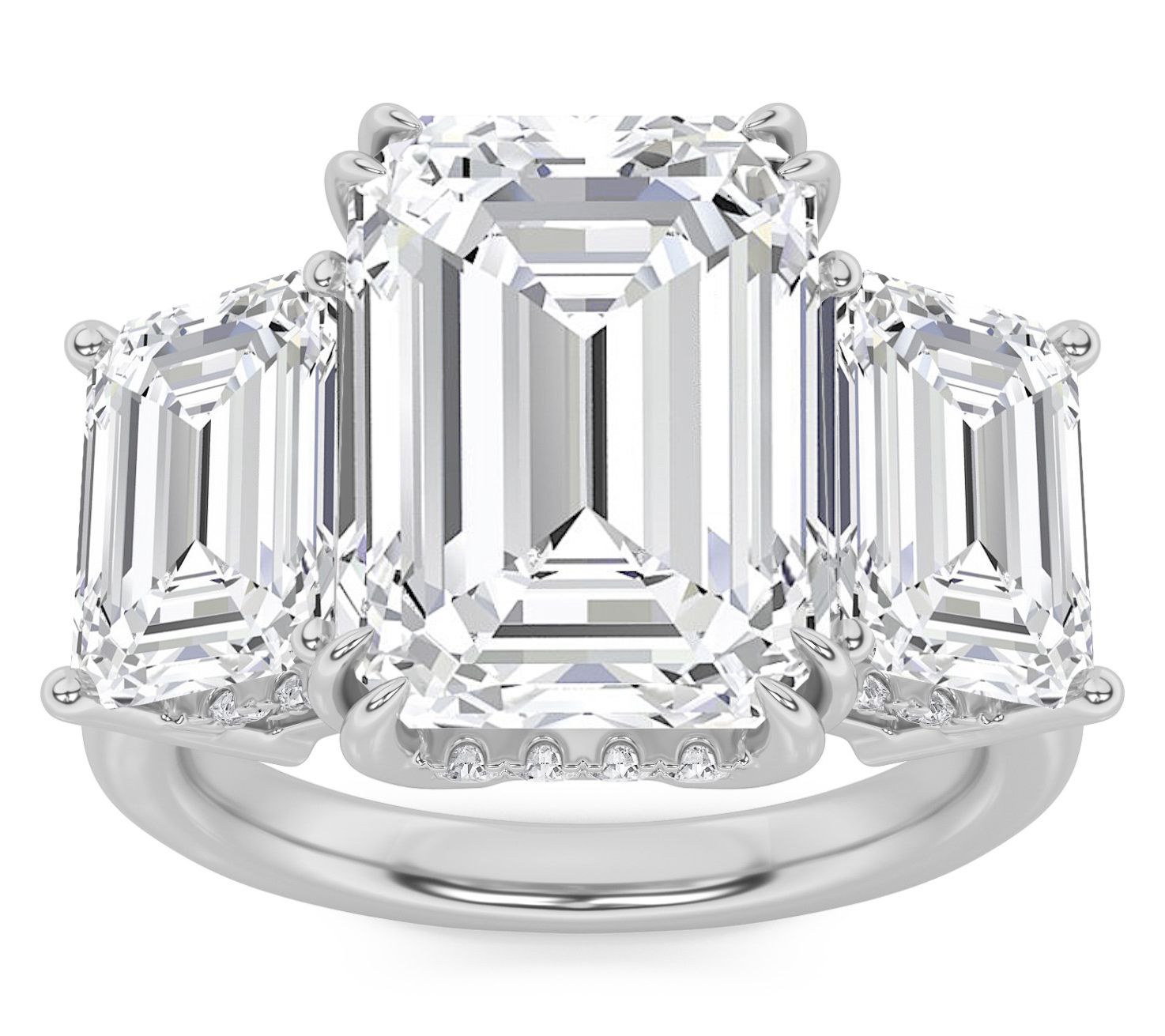  Fire Light 8.30 cttw Lab Grown Diamond Ring, 14 K Gold