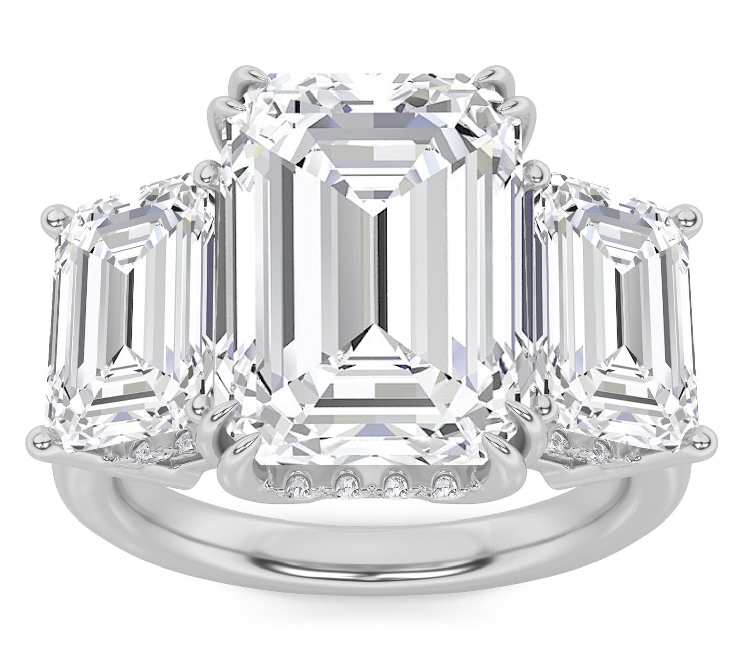 Fire Light 8.30 cttw Lab Grown Diamond Ring, 14K Gold