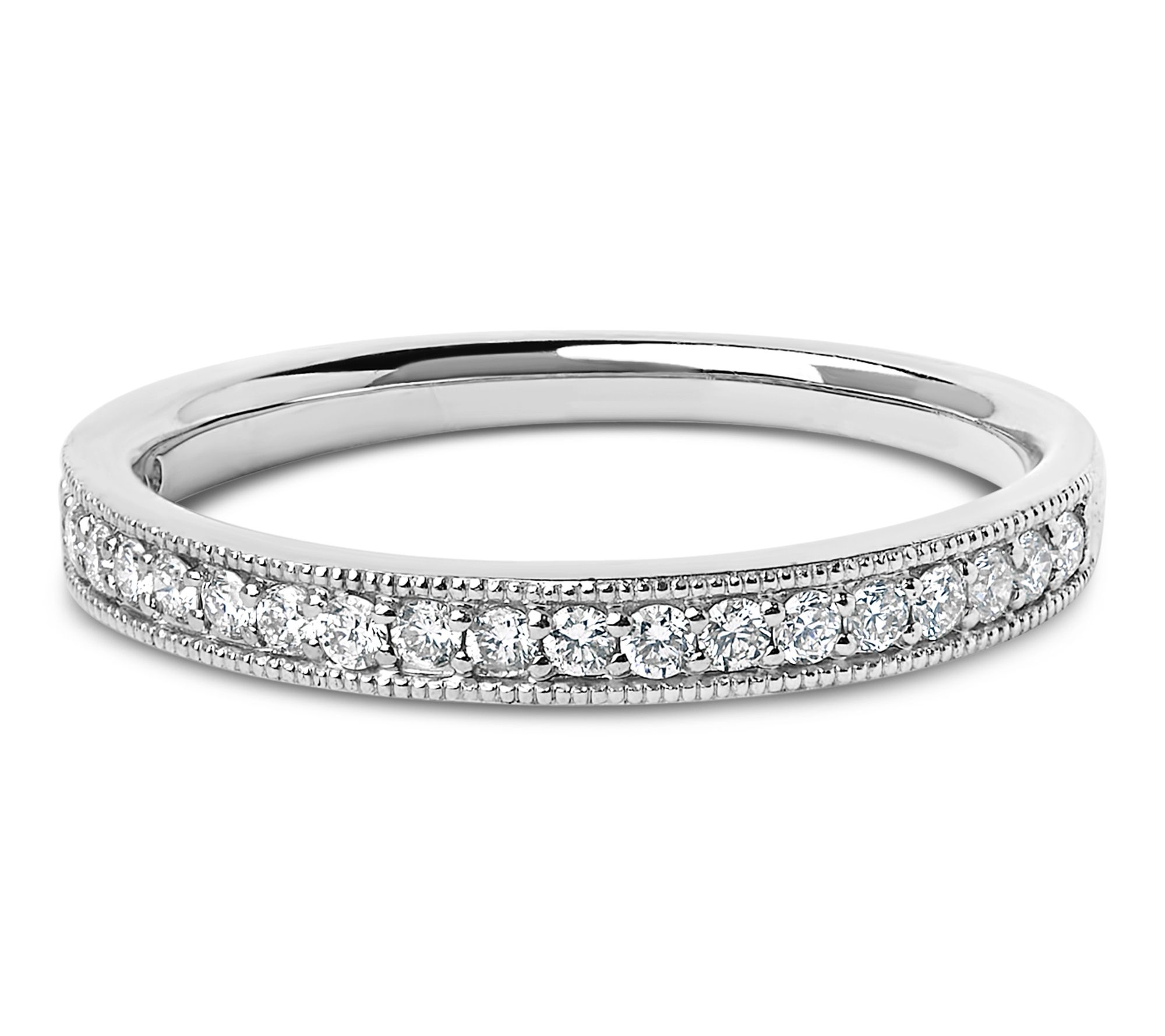 Haus of Brilliance 0.25 cttw Diamond Wedding Ba nd Ring, 14K