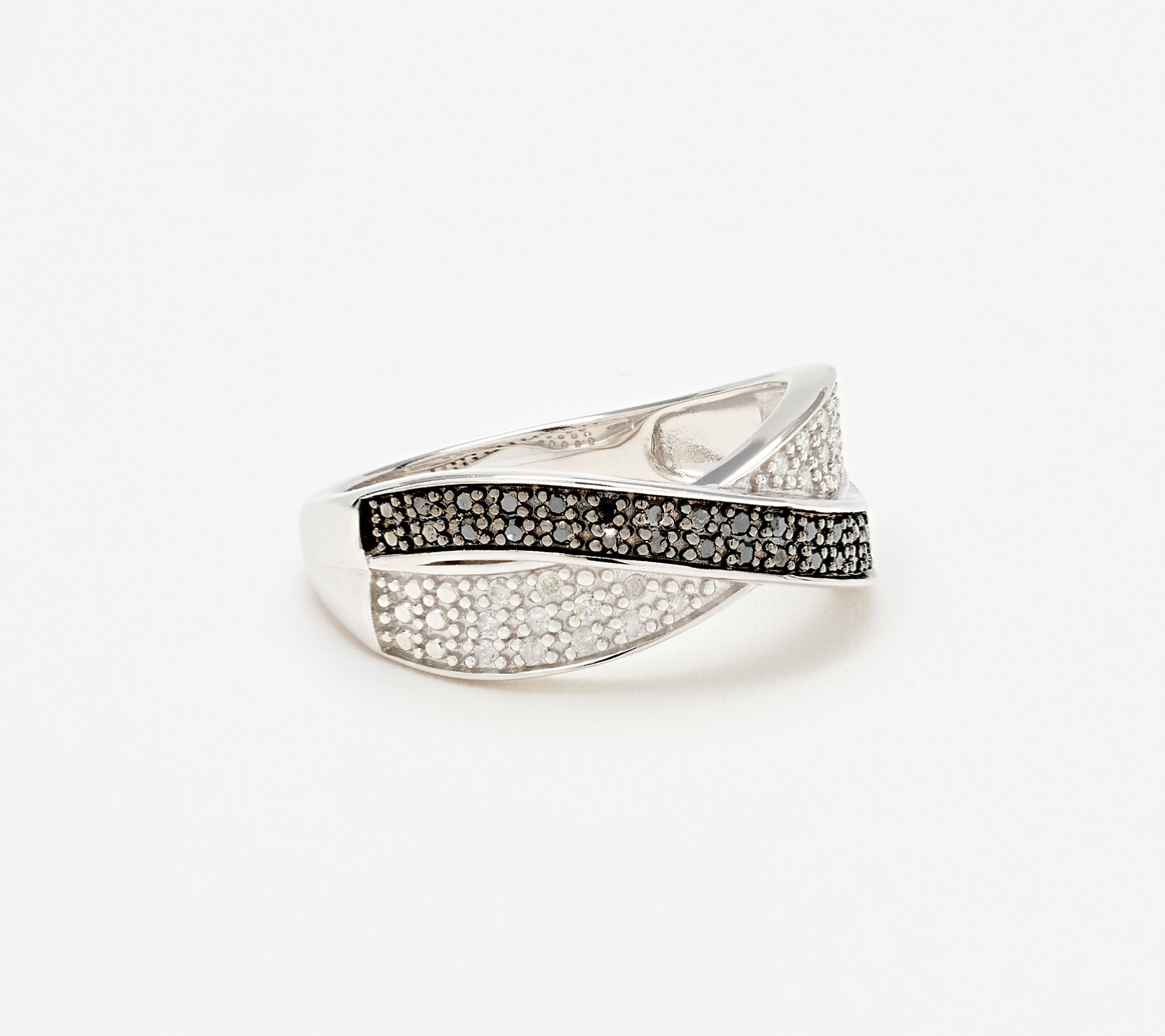Accents by Affinity Diamonds 0.25cttw Pave Ring, Sterling