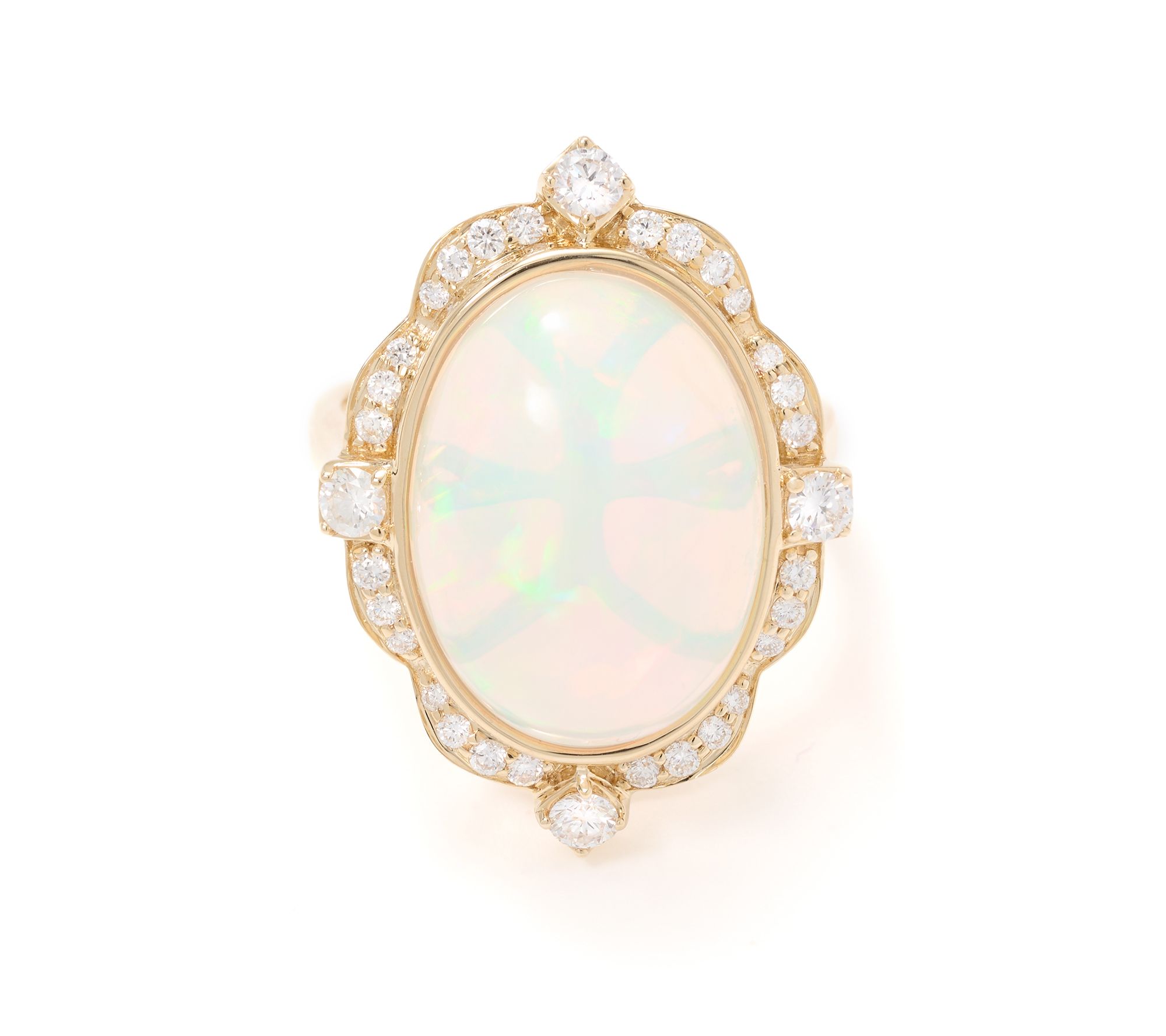Color by Jeff Moseley Ethiopian Opal Ring, 14K Gold