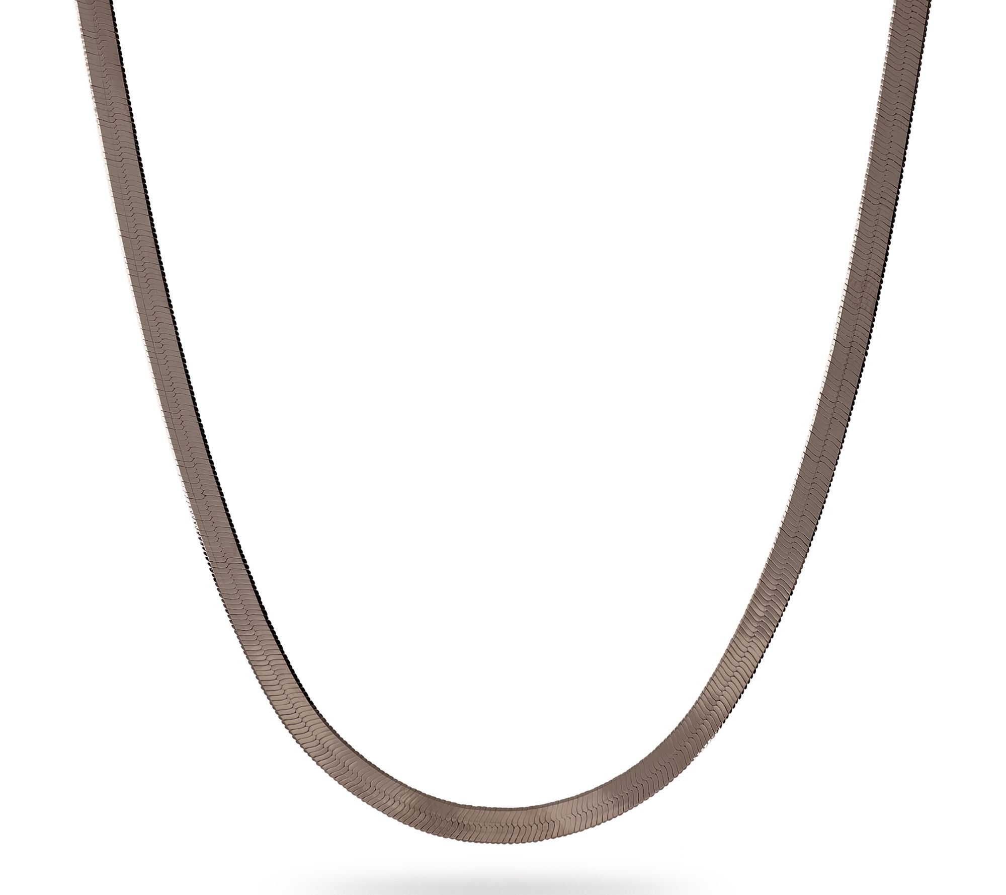 David Markstein Bronze 16" Herringbone Necklace