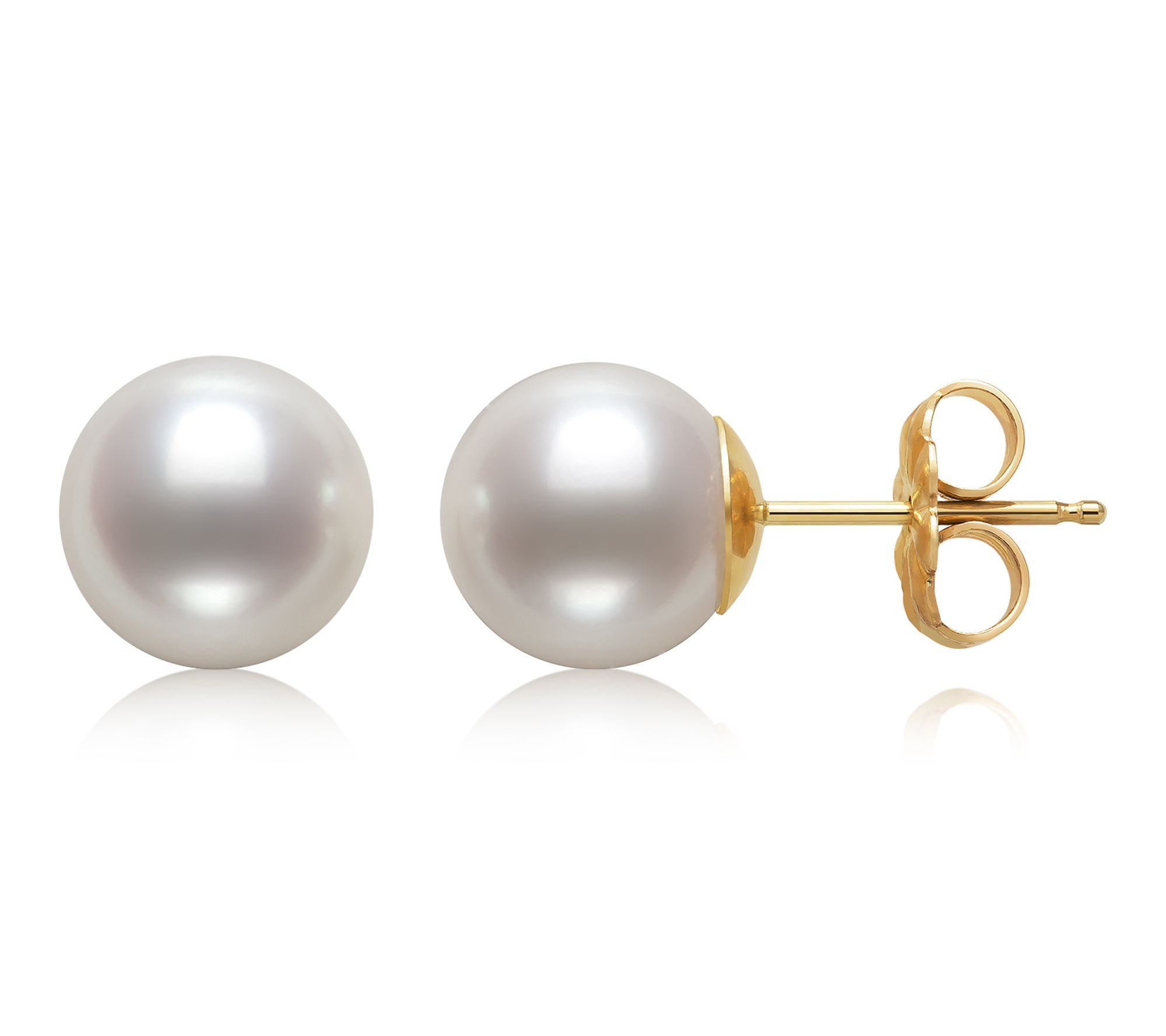 Amour De Pearl 8-9mm Akoya Cultured Pearl Earrings, 14K Gold