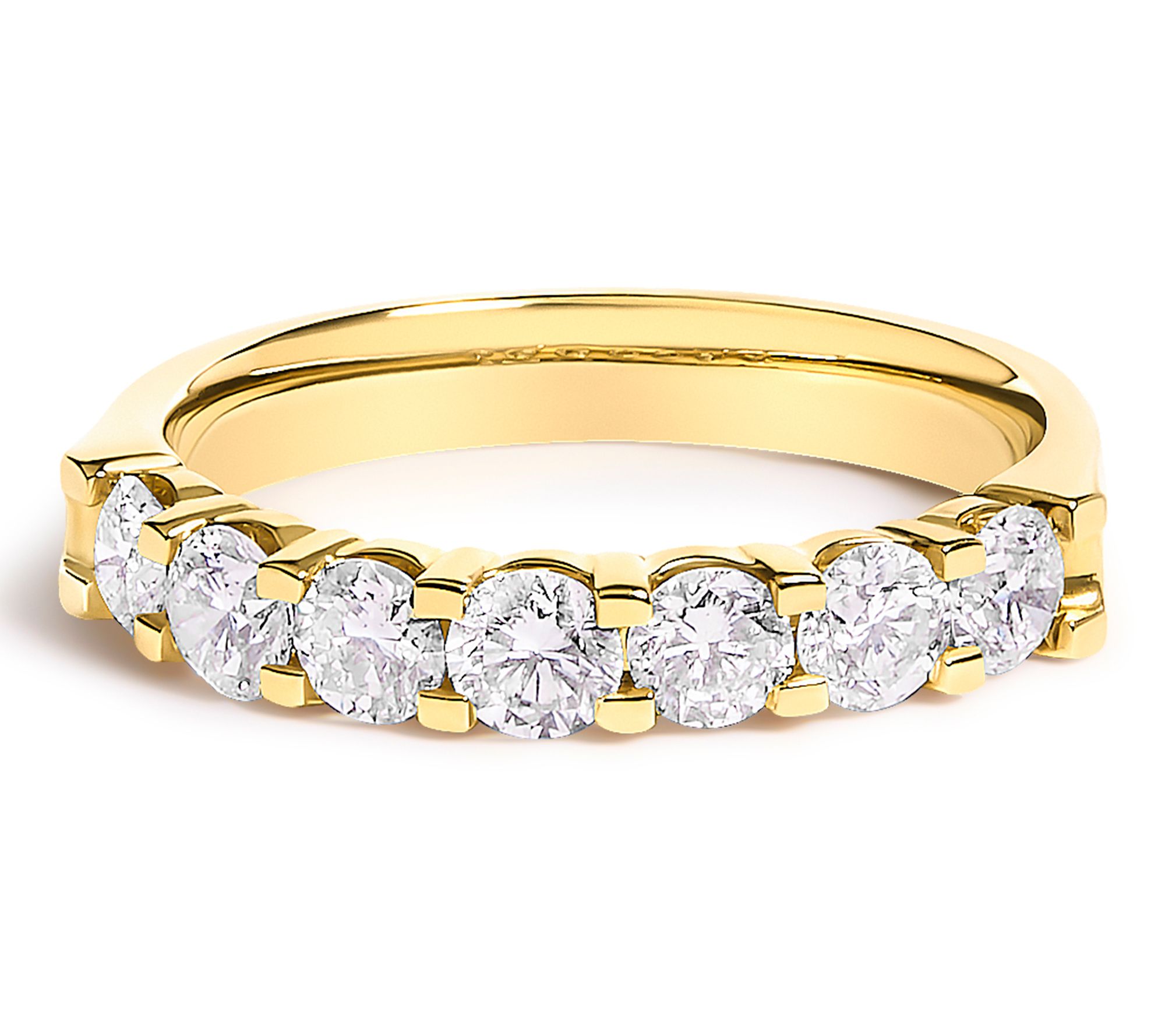 Haus of Brilliance Diamond 7 Stone Band Ring, 14K