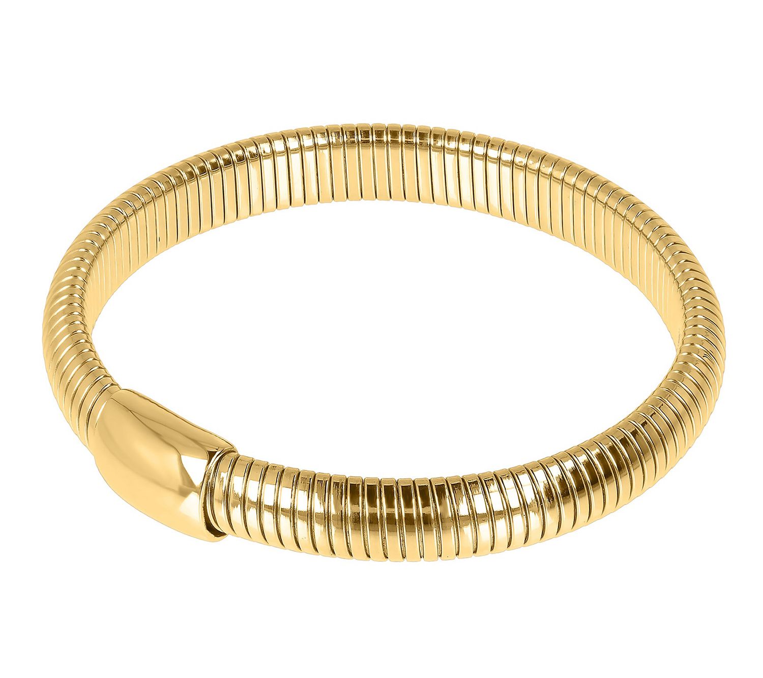 Steel By Design Polished Stretch Bracelet