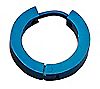 Steel by Design Blue-Plated 1/2" Hoop Earrings, 1 of 1
