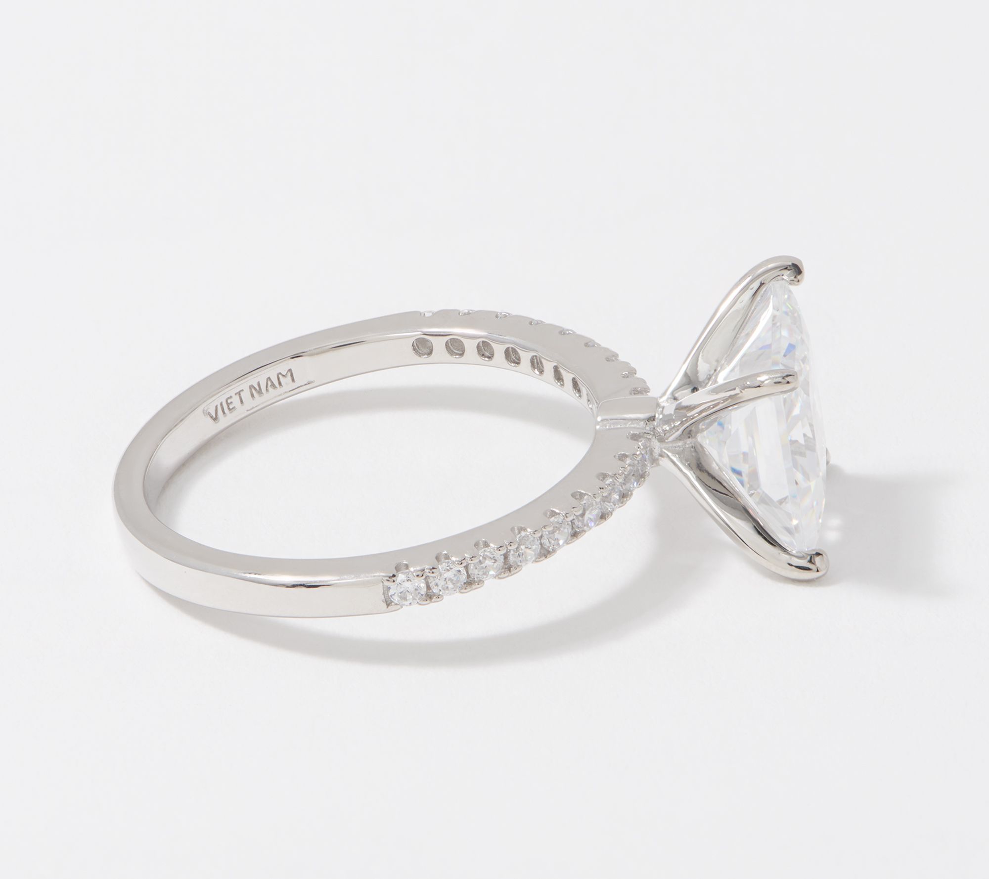 Diamonique 3 Cttw Choice of Cut Bridal Ring