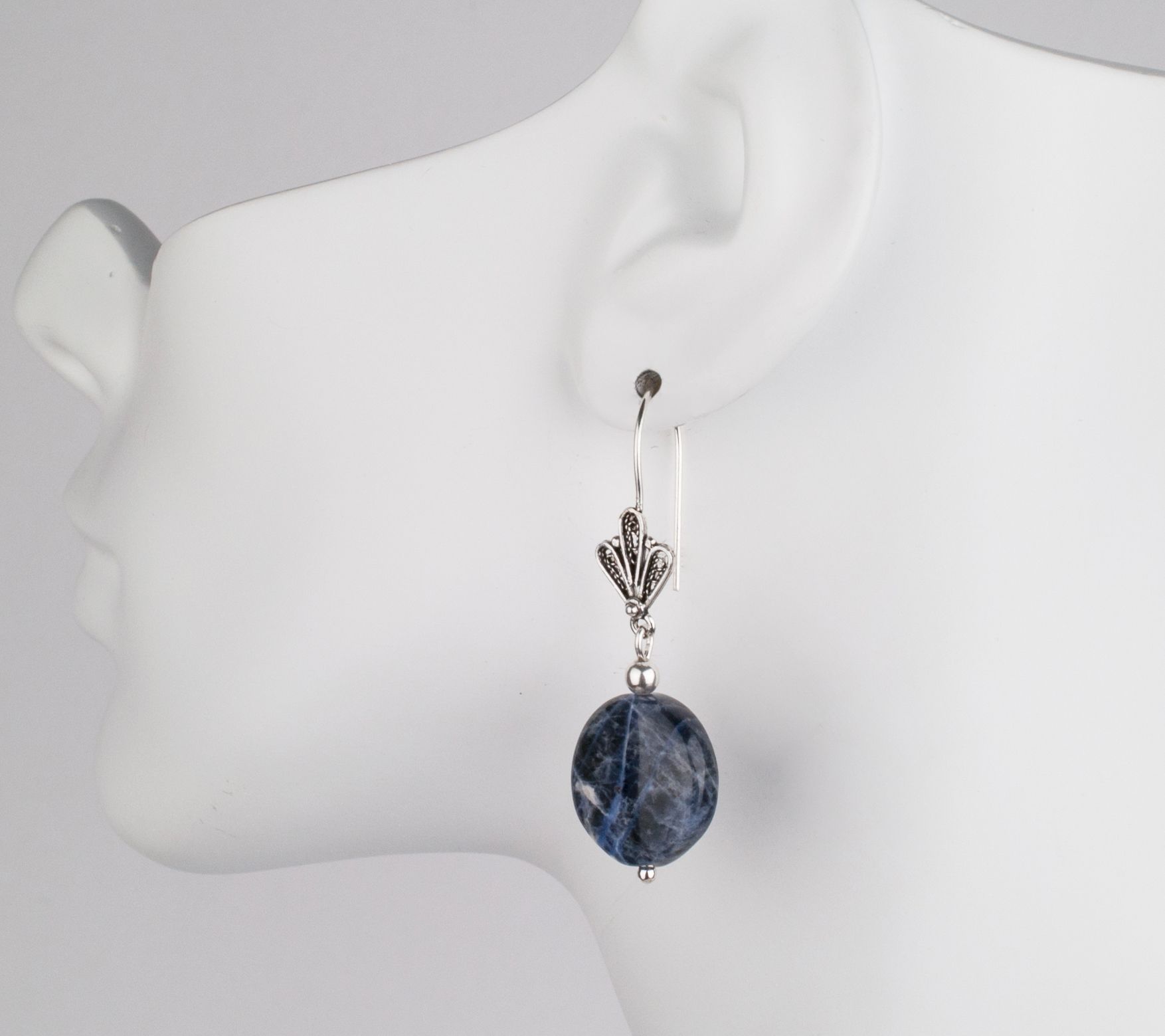 Artisan Crafted Sterling Silver Round Drop Earrings - QVC.com