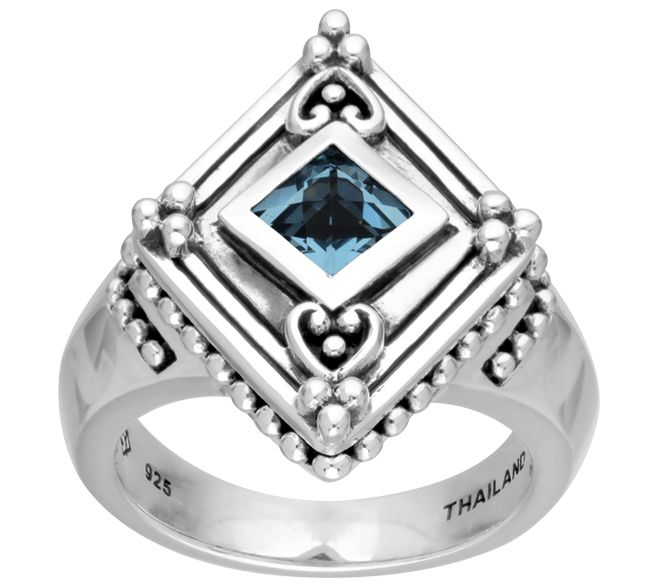 Elyse Ryan Sterling Silver Gemstone Ring