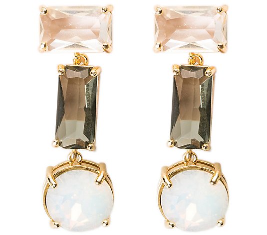 Violet & Brooks Cleo Crystal Dangle Earrings