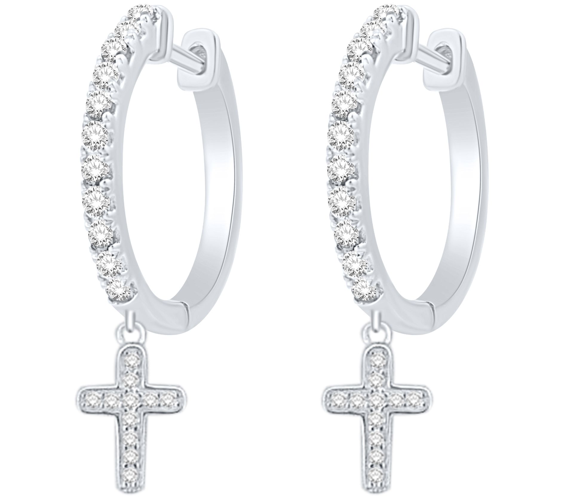 Qvc on sale cross earrings