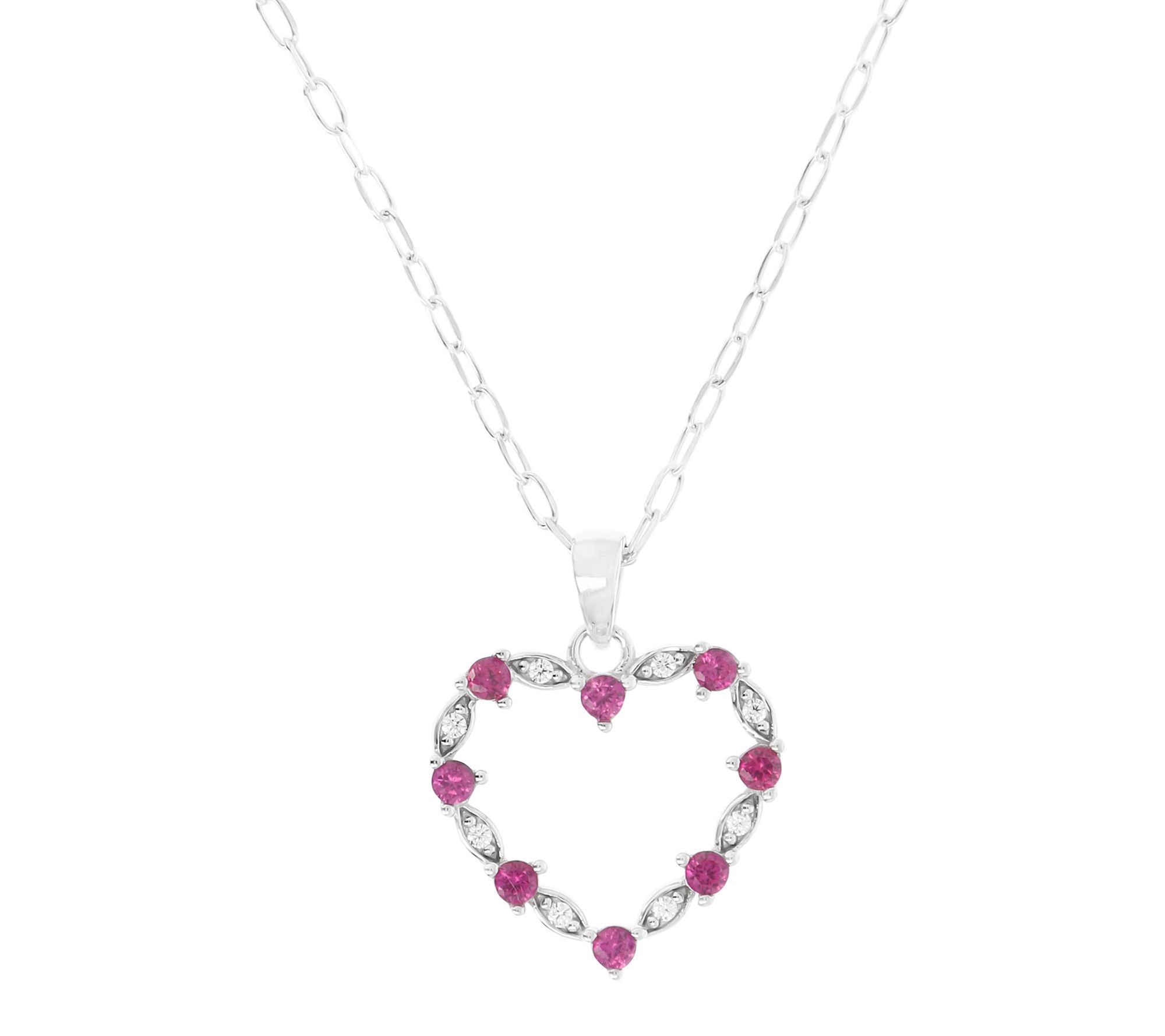 Qvc clearance diamonique pendants