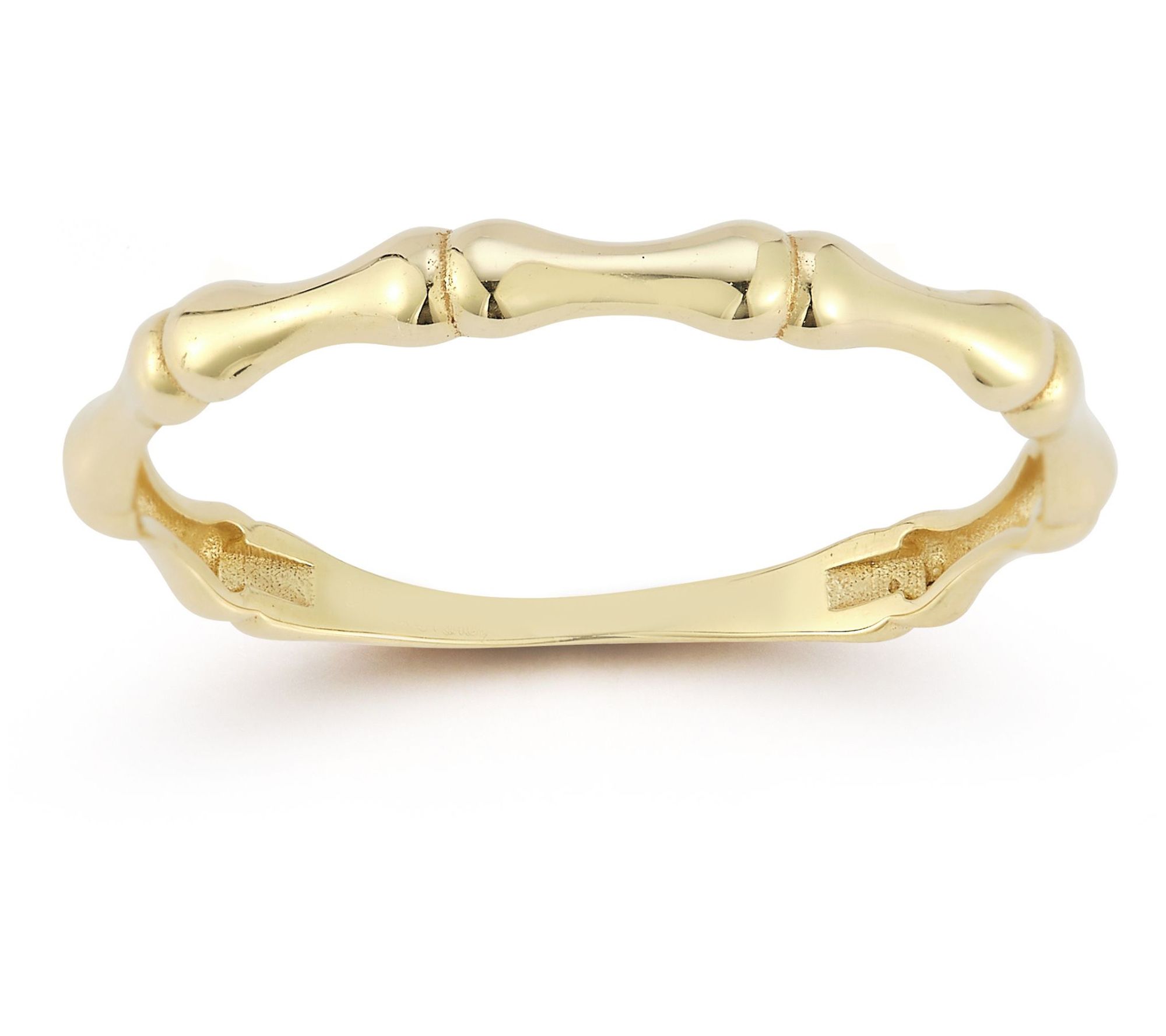 Luminosa Gold Bamboo Band Ring, 14K