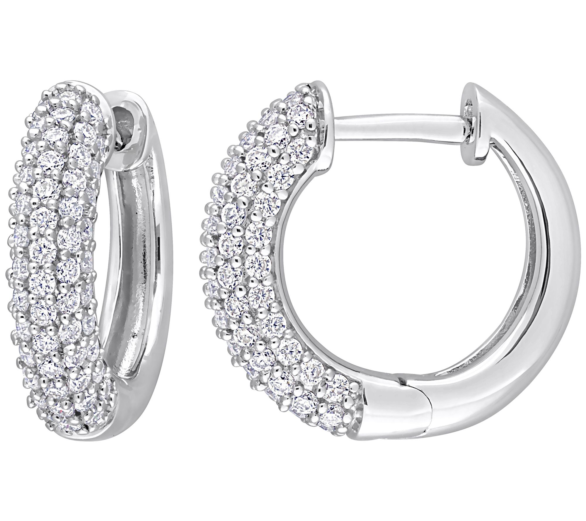 Qvc deals moissanite earrings