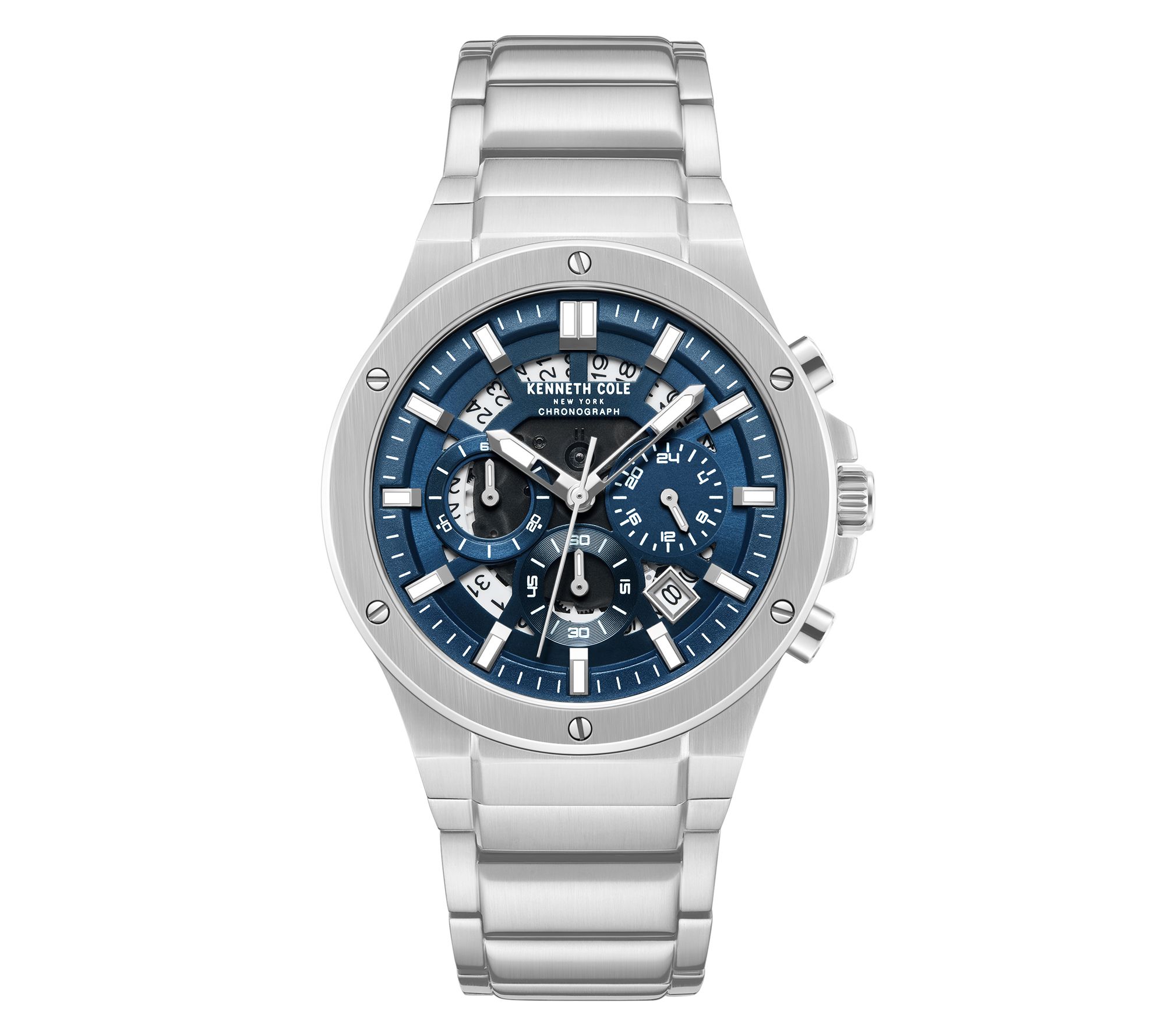 Kenneth Cole New York Men's Dress Sport  Blue Dial Watch