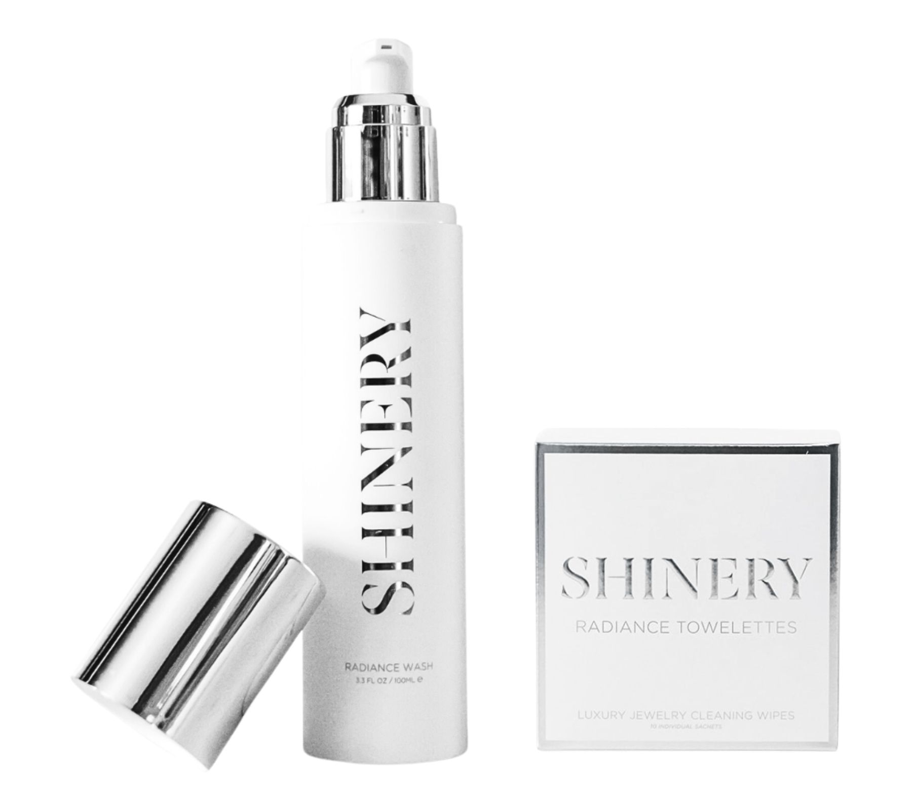 Shinery 3.3 oz. Jewelry Wash with 10 Single Use Towelettes