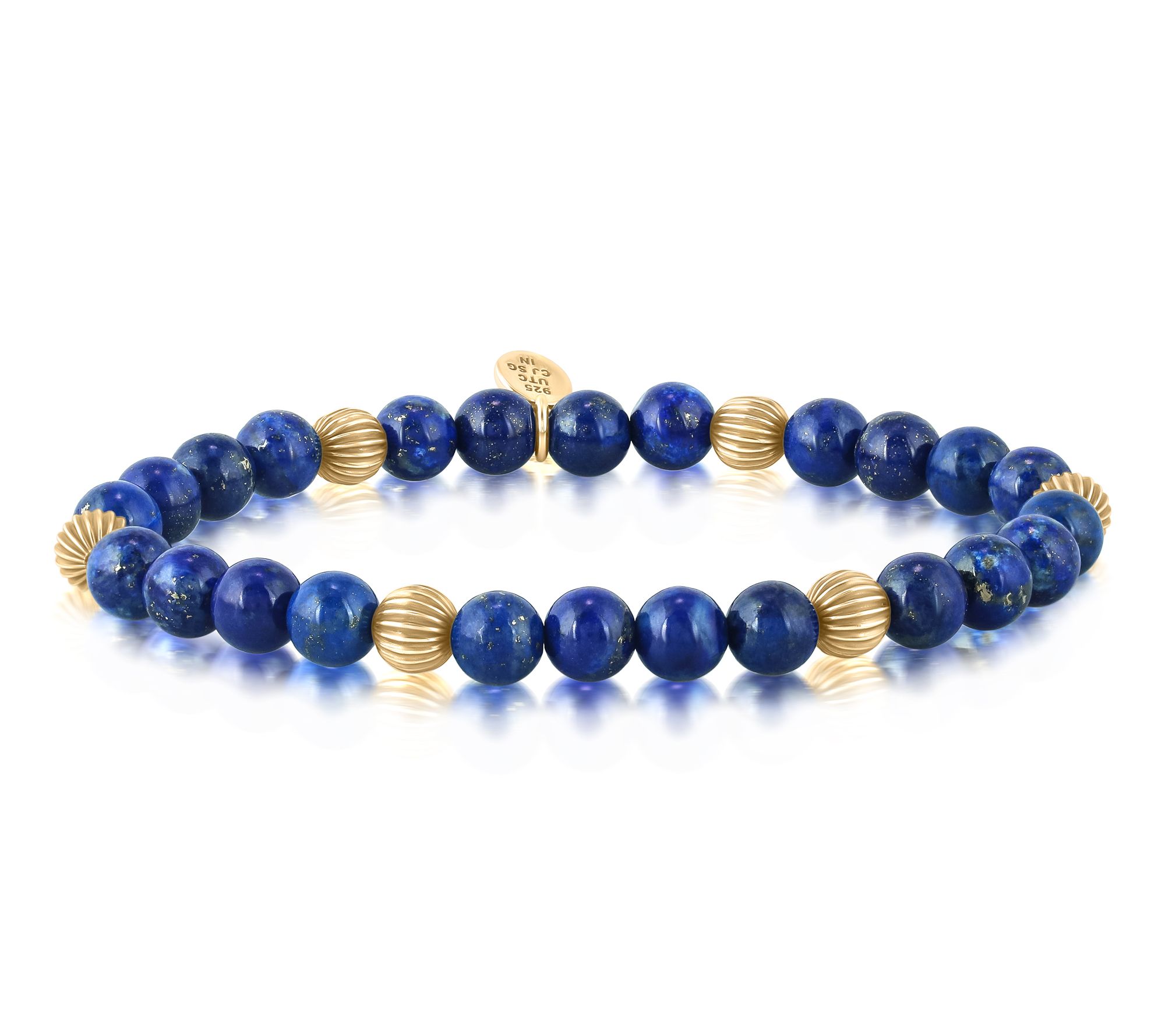 Christian James by Scott Grimes 14K Clad Stretch Bead Bracelet