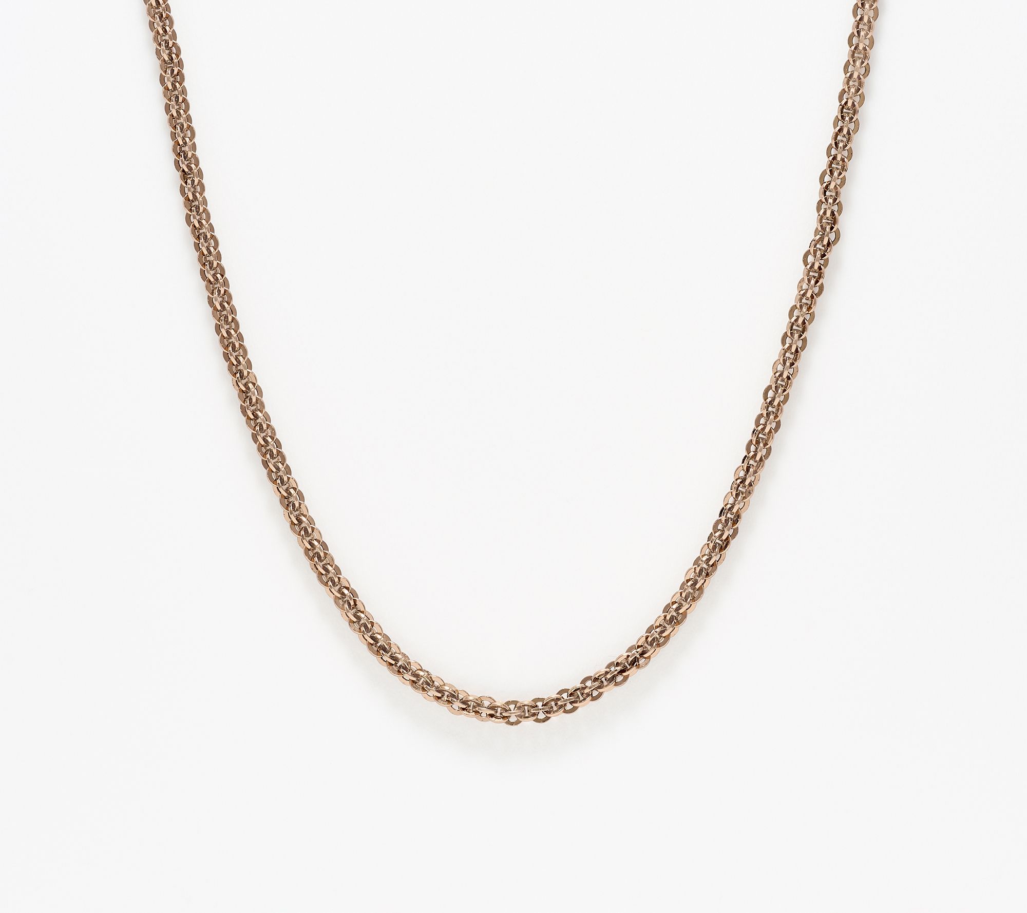  David Markstein Bronze Premiere Etruscan Weave Necklace, 20"