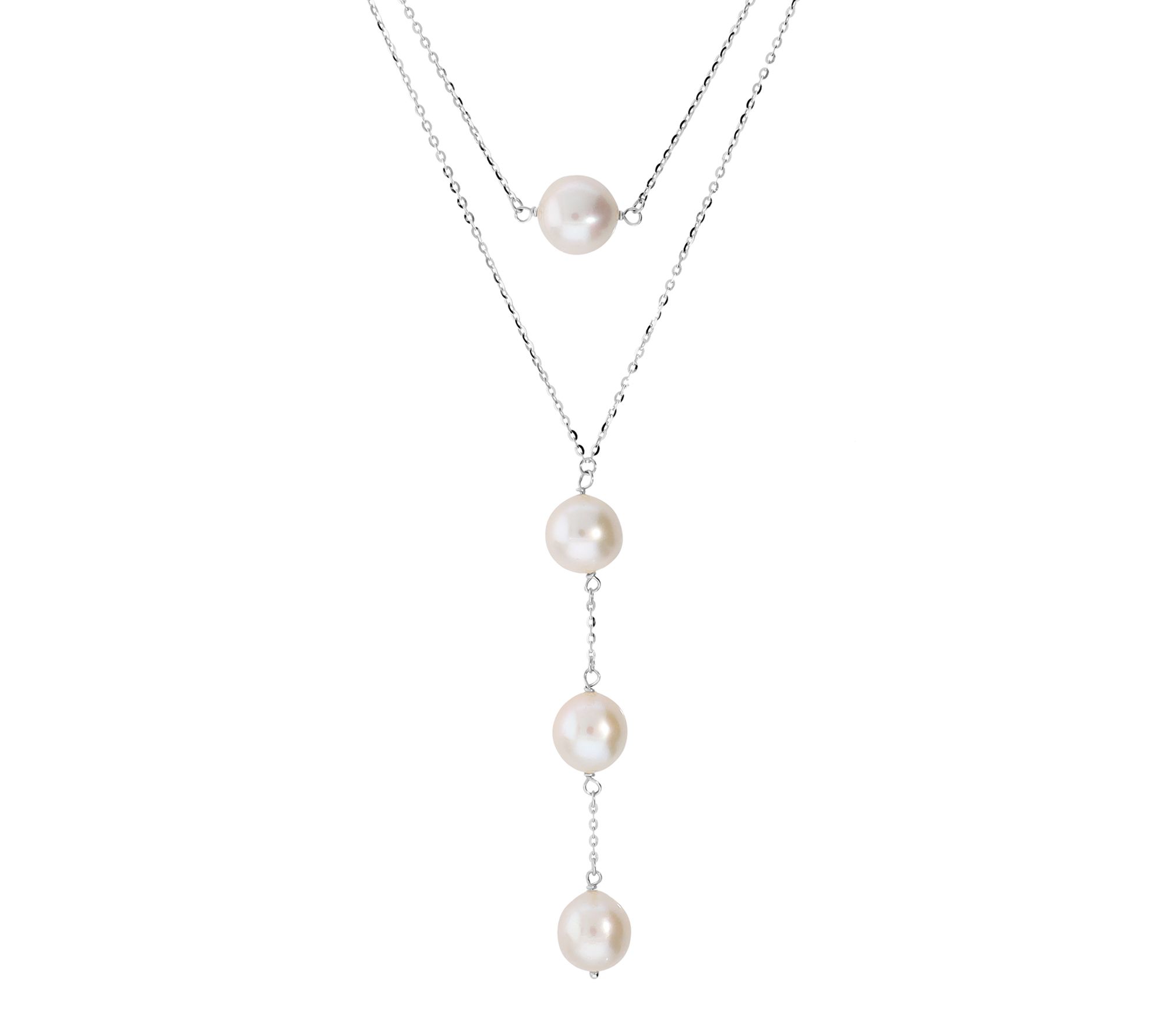 Honora Gold 14K Graduated Cultured Pearl Layered Necklace