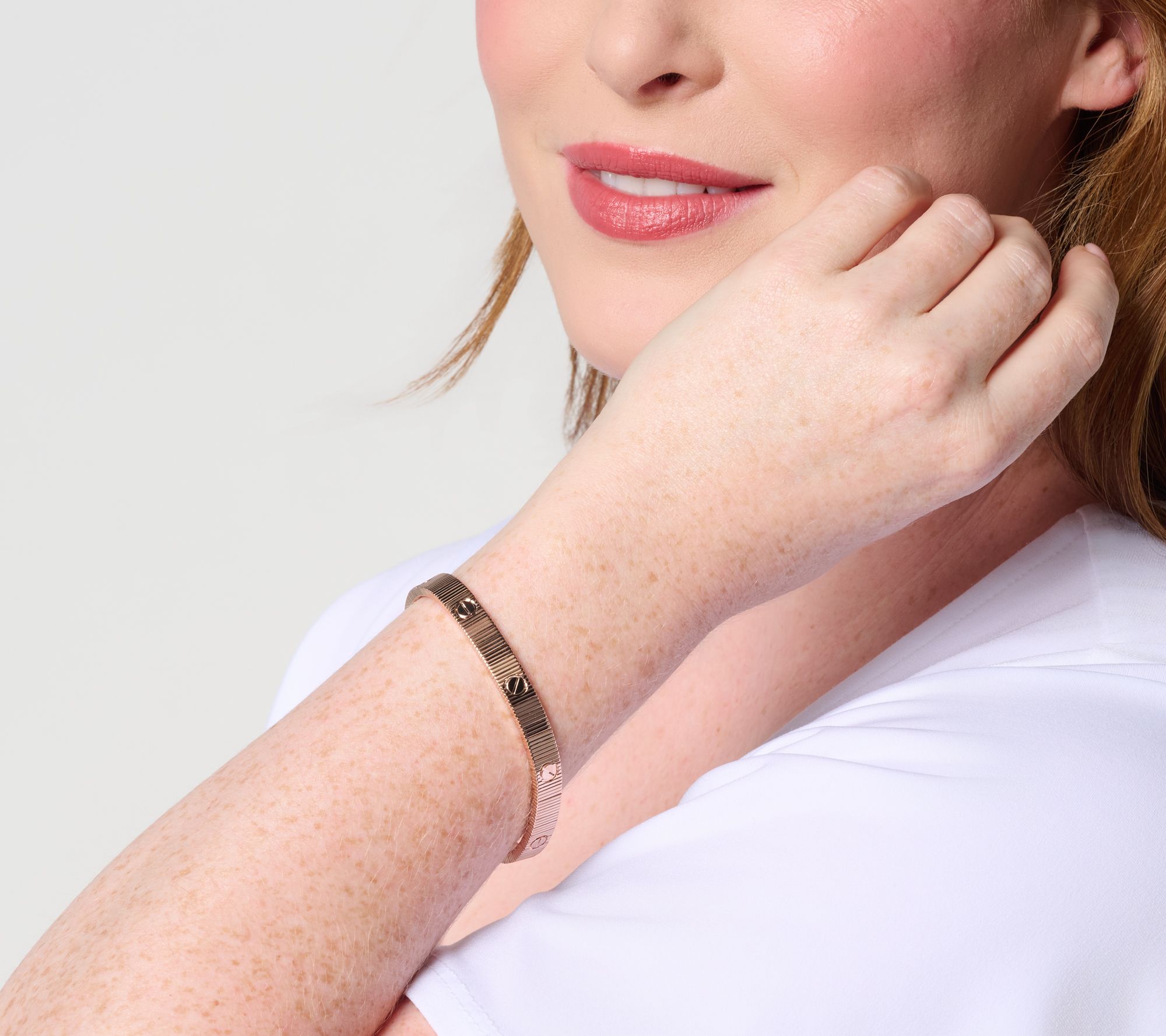 David Markstein Bronze D/C Luxe Status Nail Ring/Bracelet - QVC.com