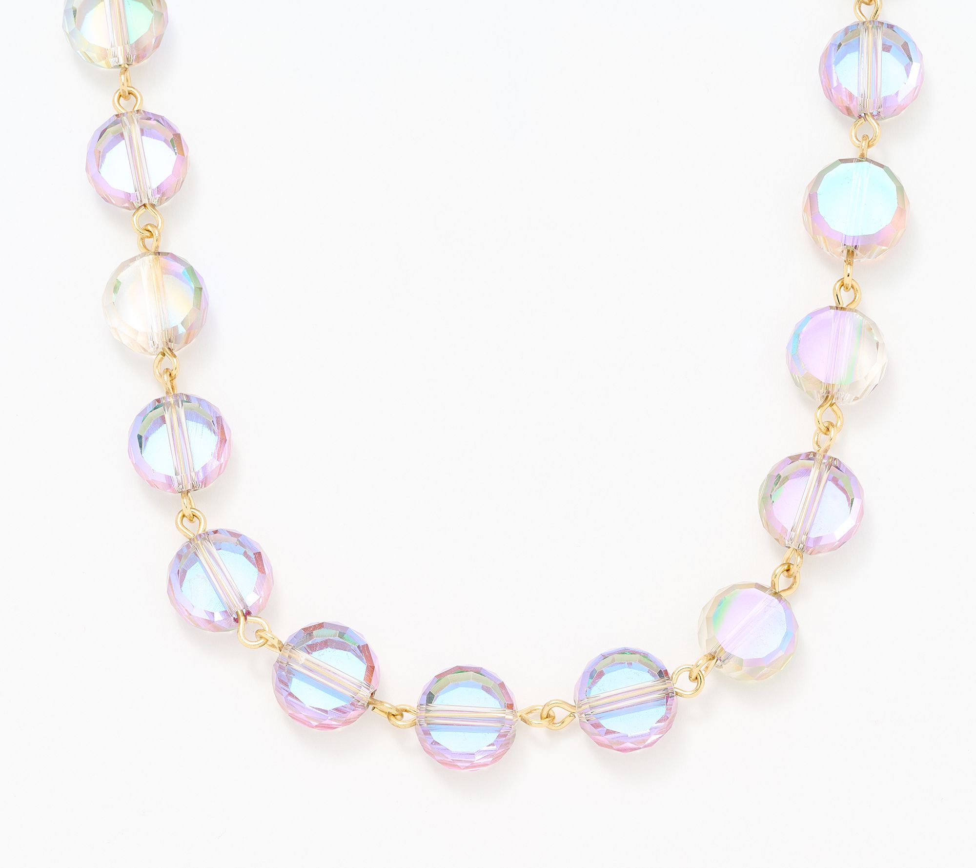 "As Is" Kirks Folly Fantasia Crystal Beaded Necklace