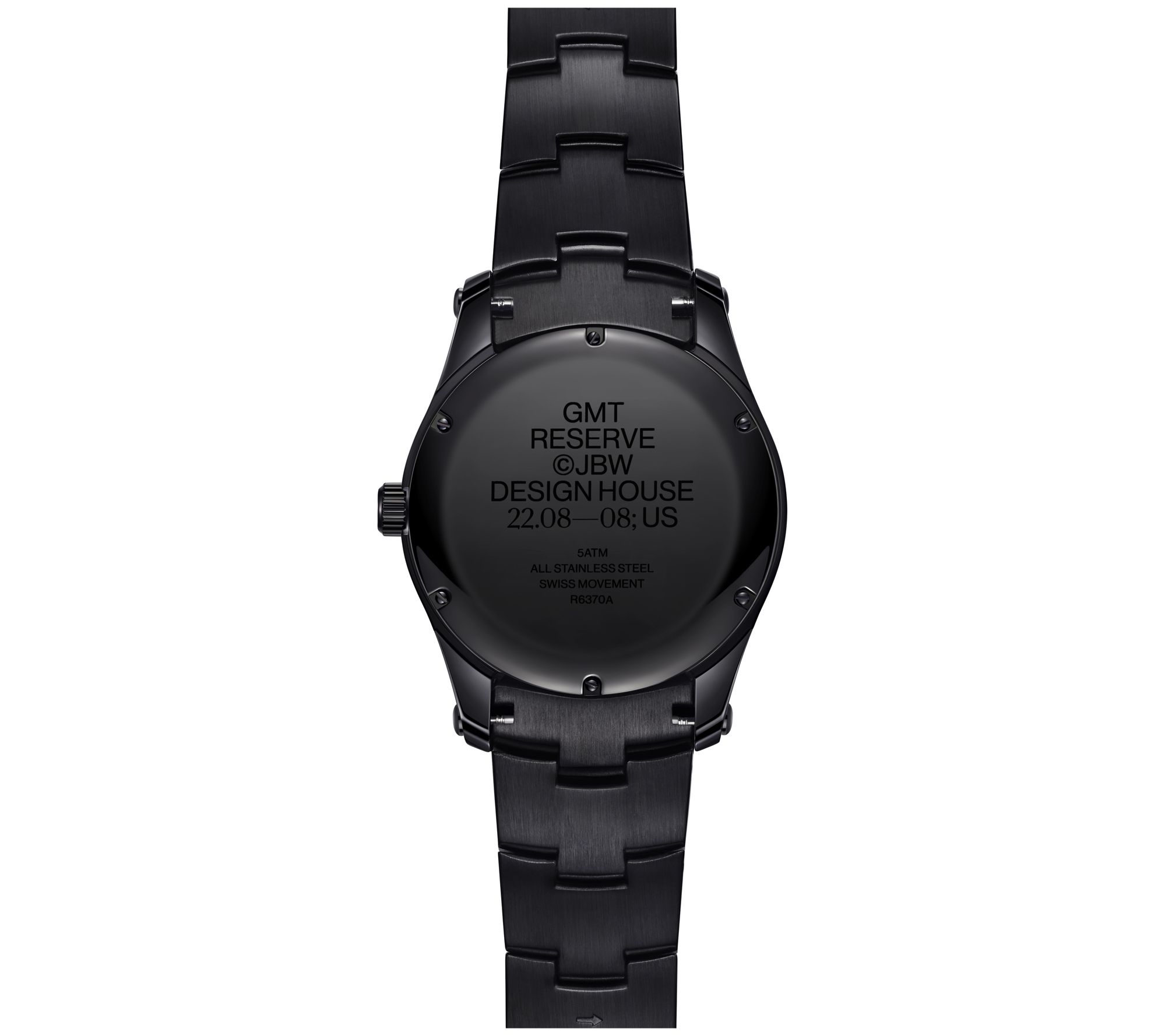 ジュエリッシュウォッチ JBW Jet Setter 0.20 cttw Black Diamond and Red Crystal Watch