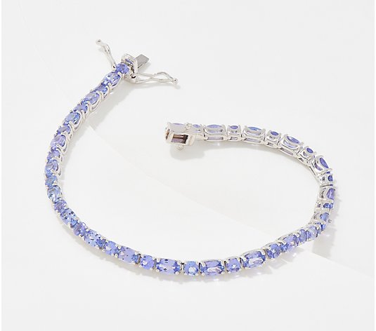Generation Gems Exotic Oval & Round Cut Tennis Bracelet Sterling Silver