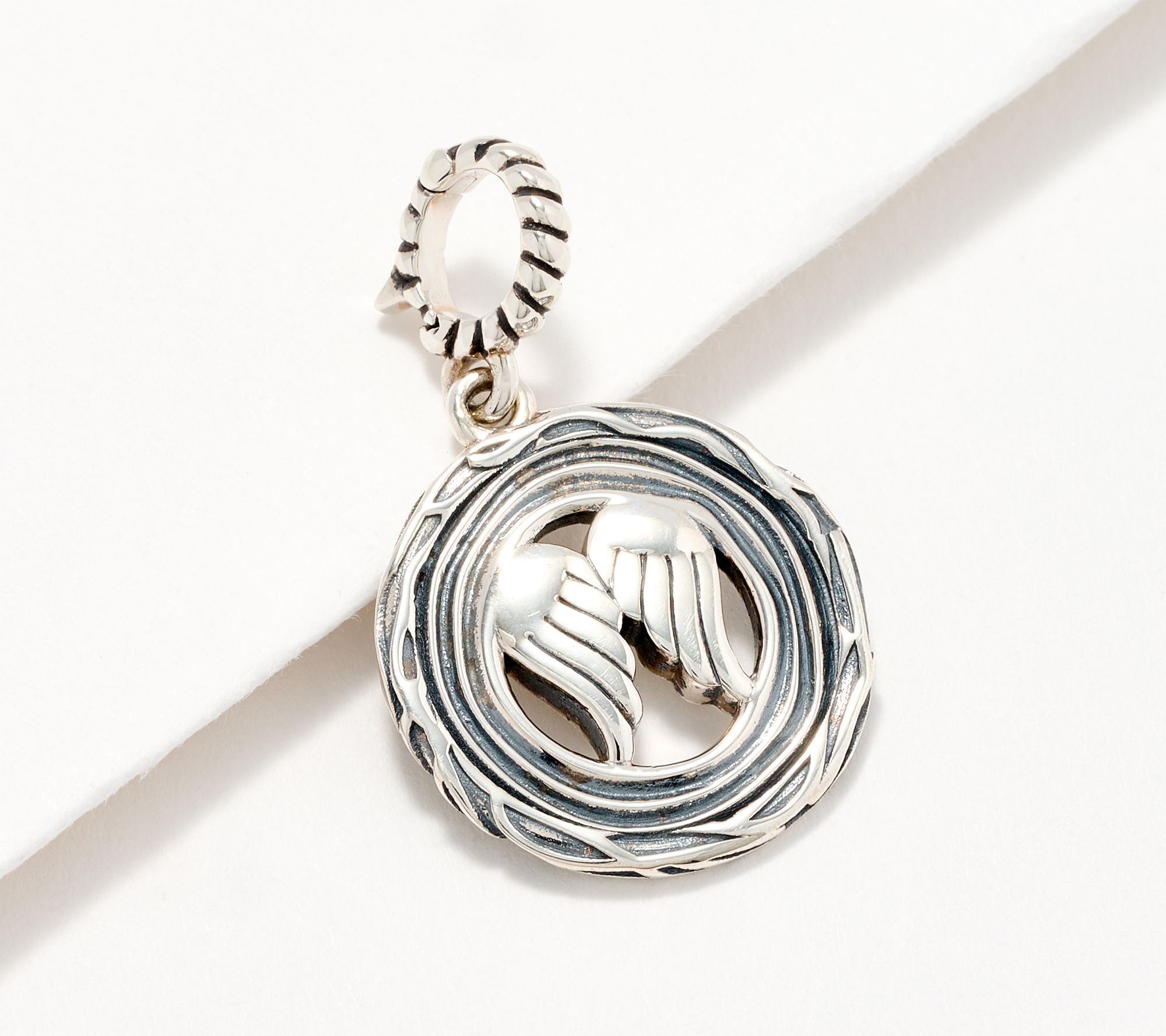 Christian James by Scott Grimes Sterling Silver Charm Enhancer, 2.5g