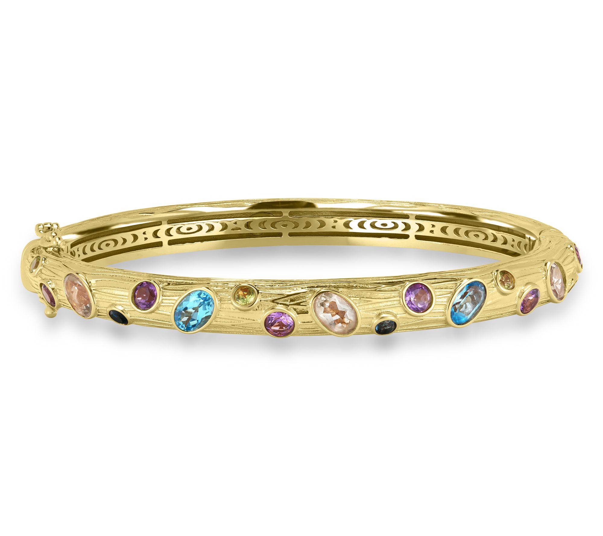 Christian James by Scott Grimes 14K Clad Multi-Gemstone Bangle