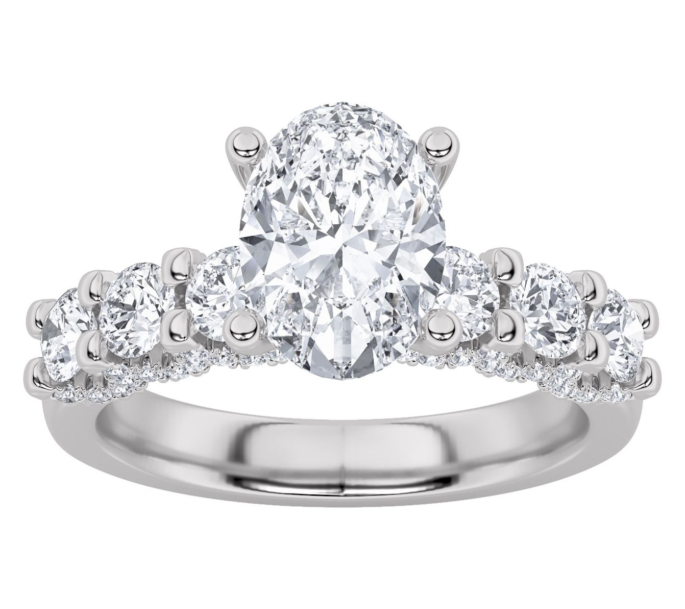 Fire Light 2.50 cttw Lab Grown Diamond Ring, 14K Gold